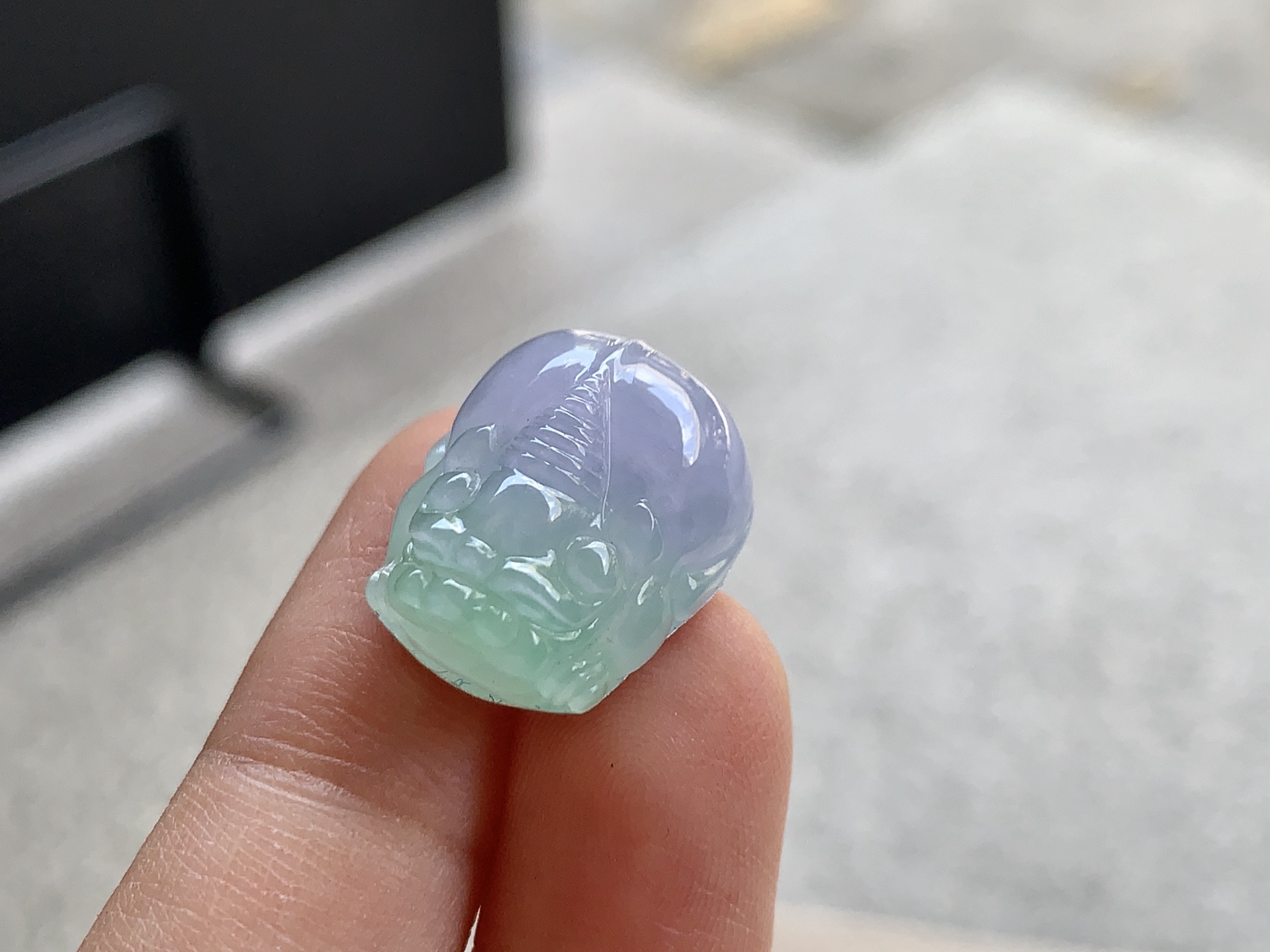 紫貔貅，尺寸：16.7×14×9.2