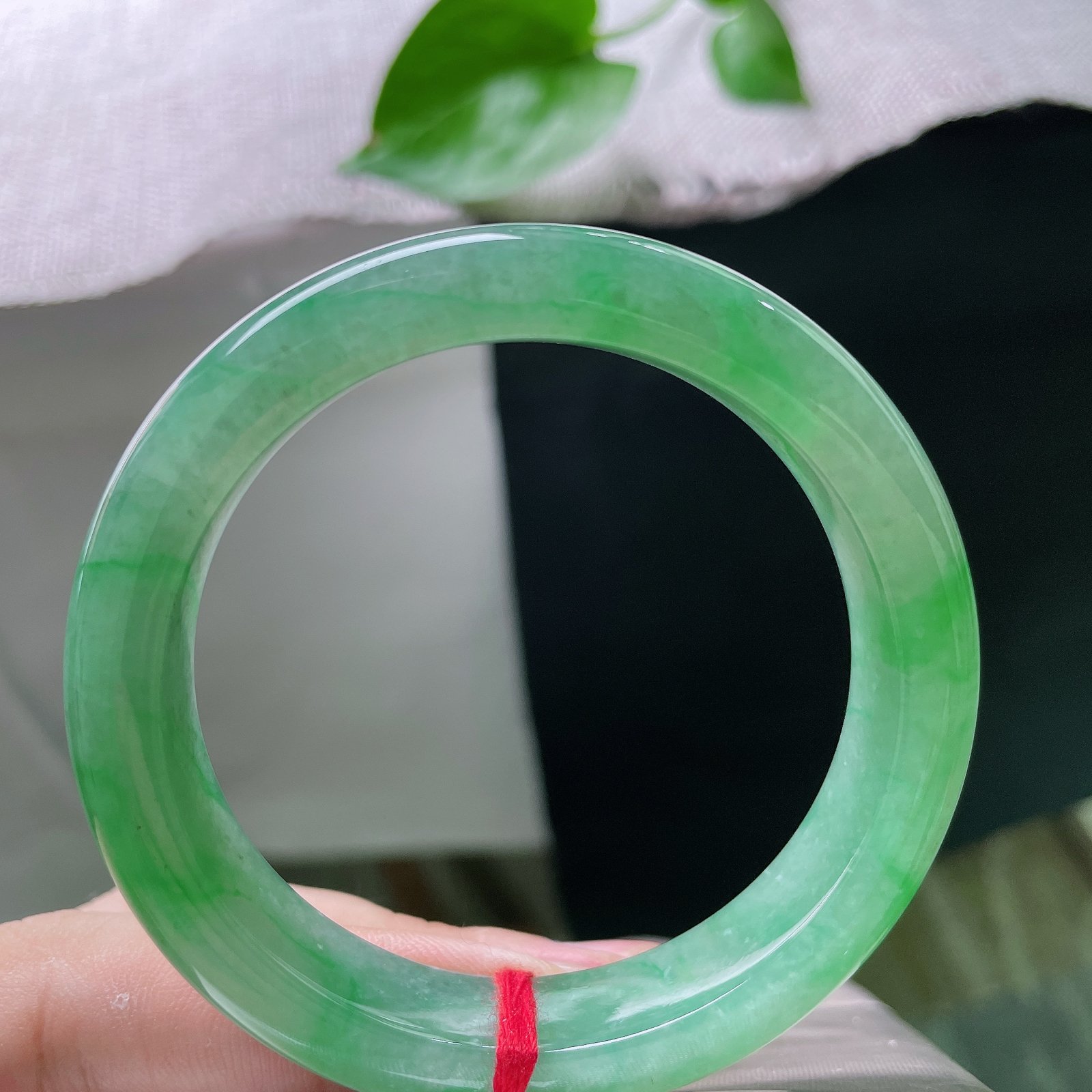 53.3/11.7/8.1，飘绿正圈，细腻，水润，随身一抹绿意，温柔不张扬 ，自带气场，整体完美，ss57253a