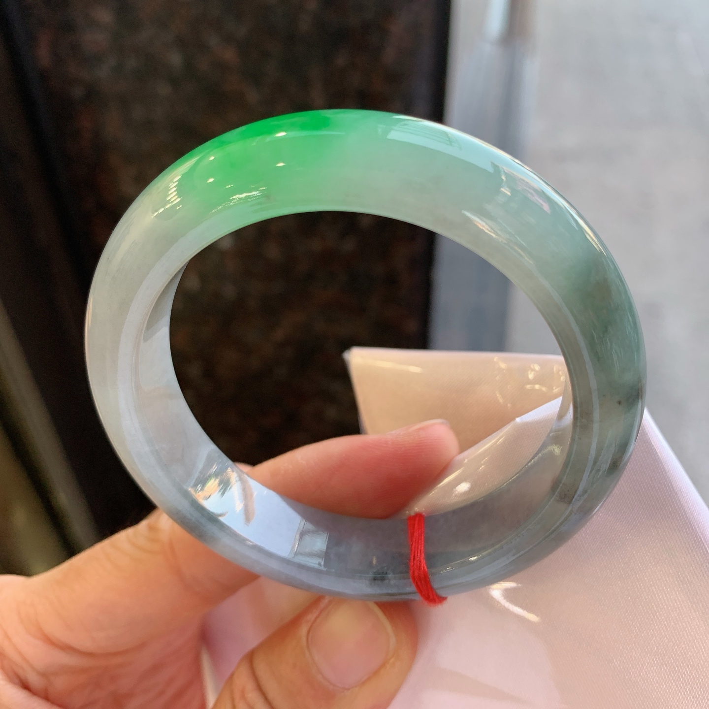 正圈乌鸡种飘绿 无裂，色辣