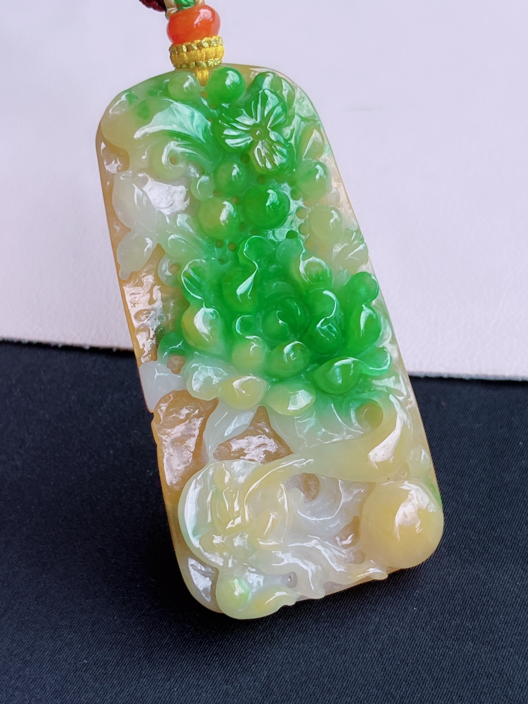 三彩花开富贵，特色，尺寸60/30.8/6.5/自然光实拍