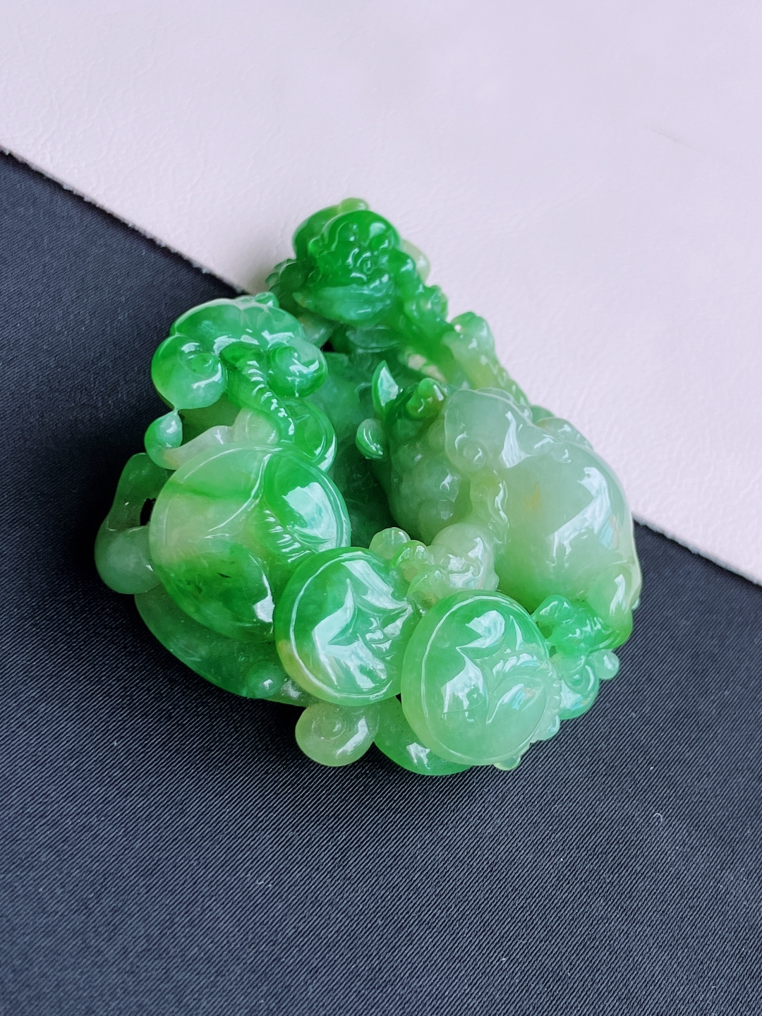 三彩呱呱来财，饱满大气，尺寸60.6/48/17.6/自然光实拍
