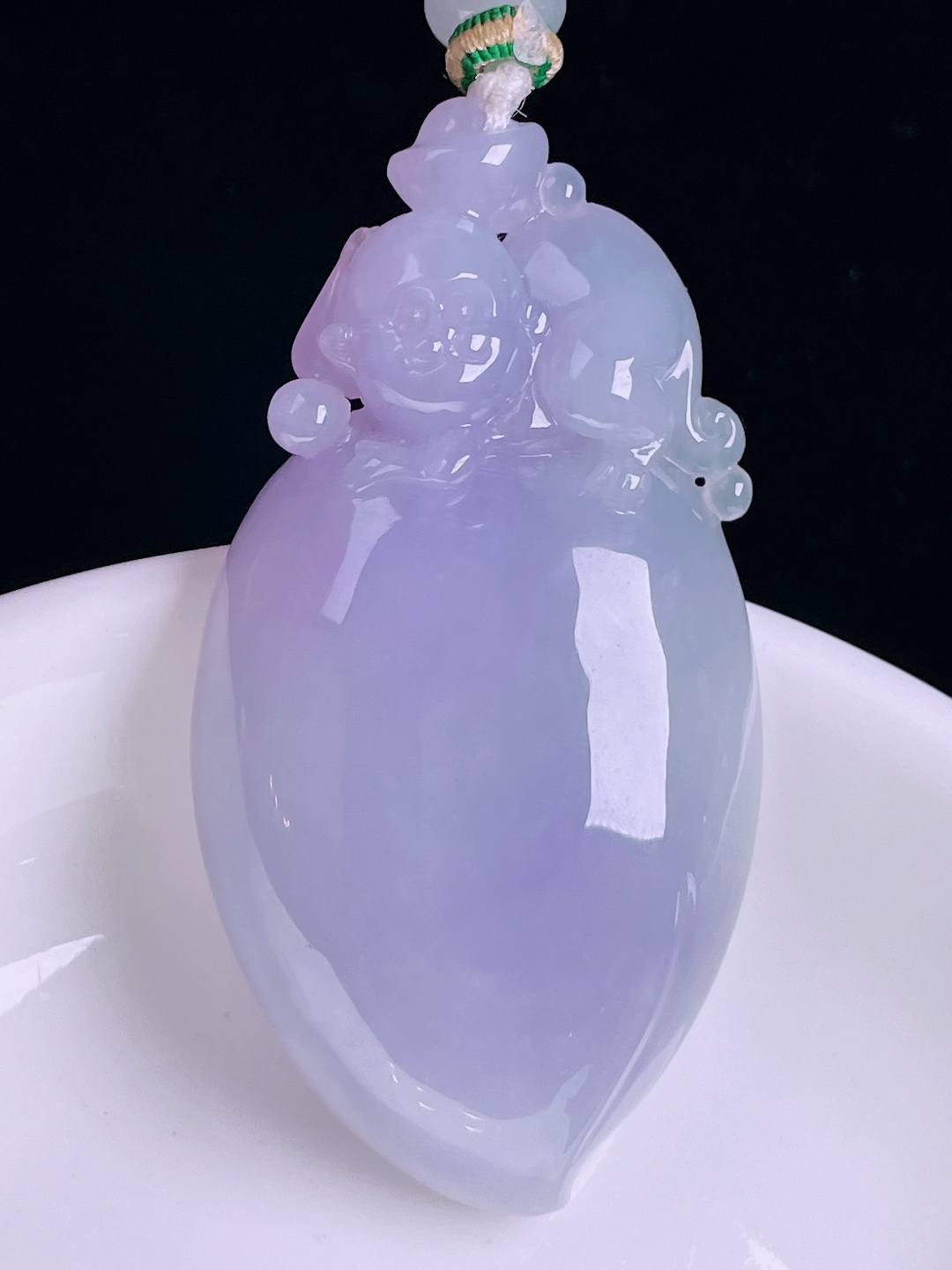 ️福瓜，老种起光，细底通透，尺寸：55.7/29.4/11mm0812