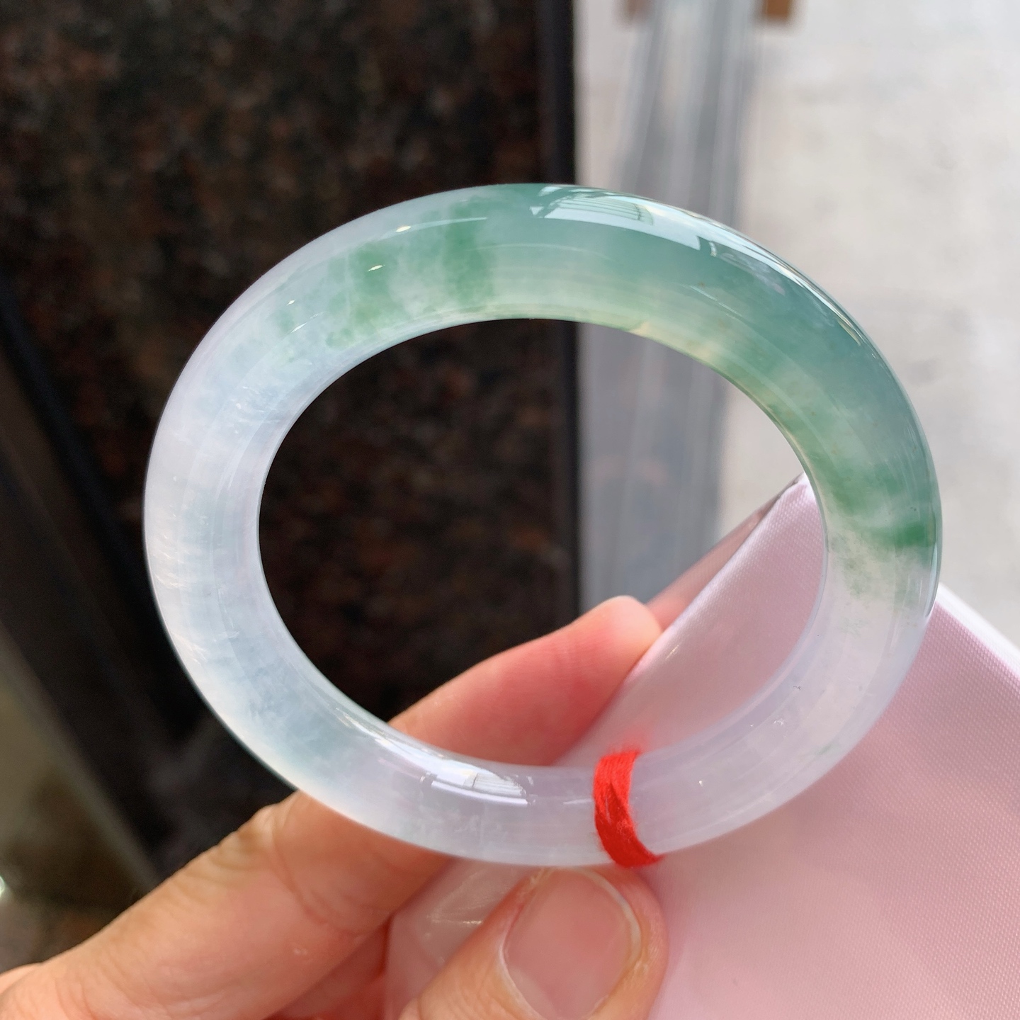 圆条冰飘花 有棉线 尺寸：52/10 冰润