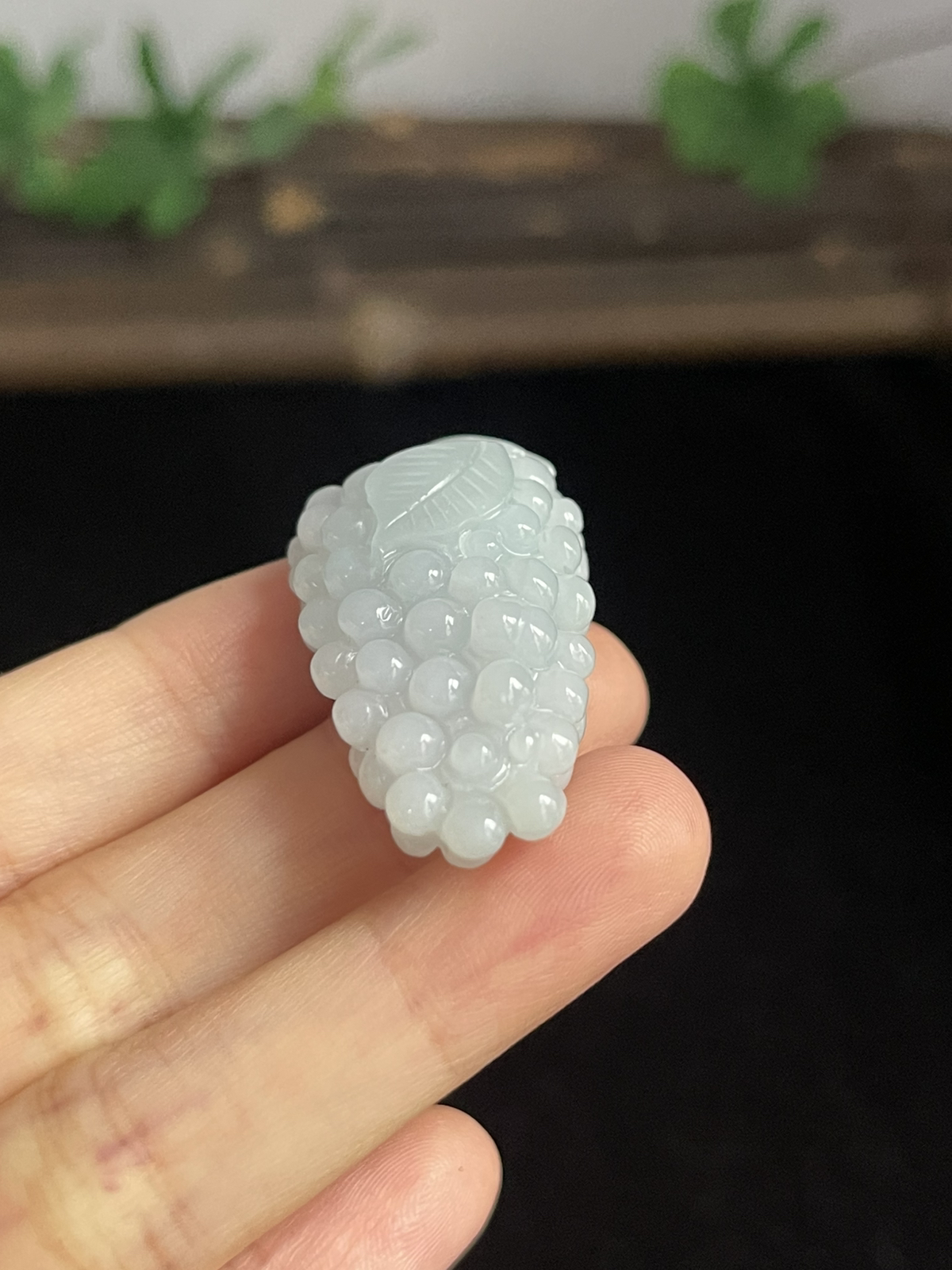翡翠花件