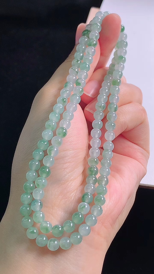 ️冰飘花项链，尺寸:5.3-5.3mm 9