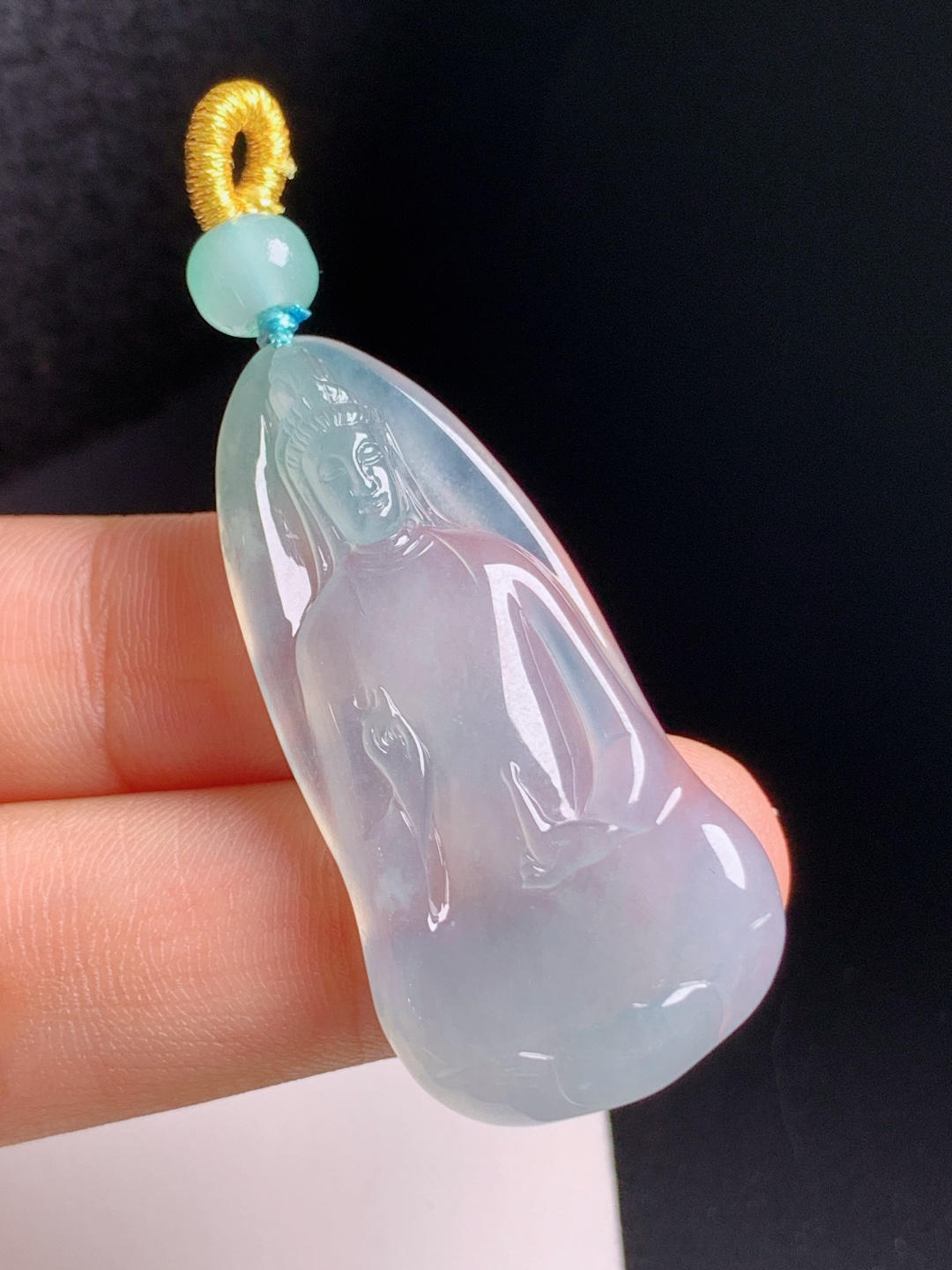 ️ 冰种观音，玉质澄澈，线条流畅，静心纳福