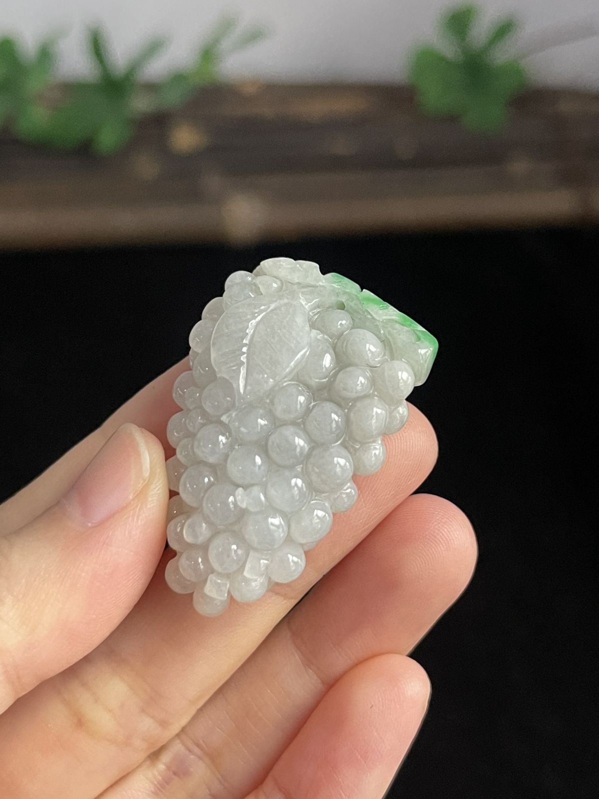 翡翠花件