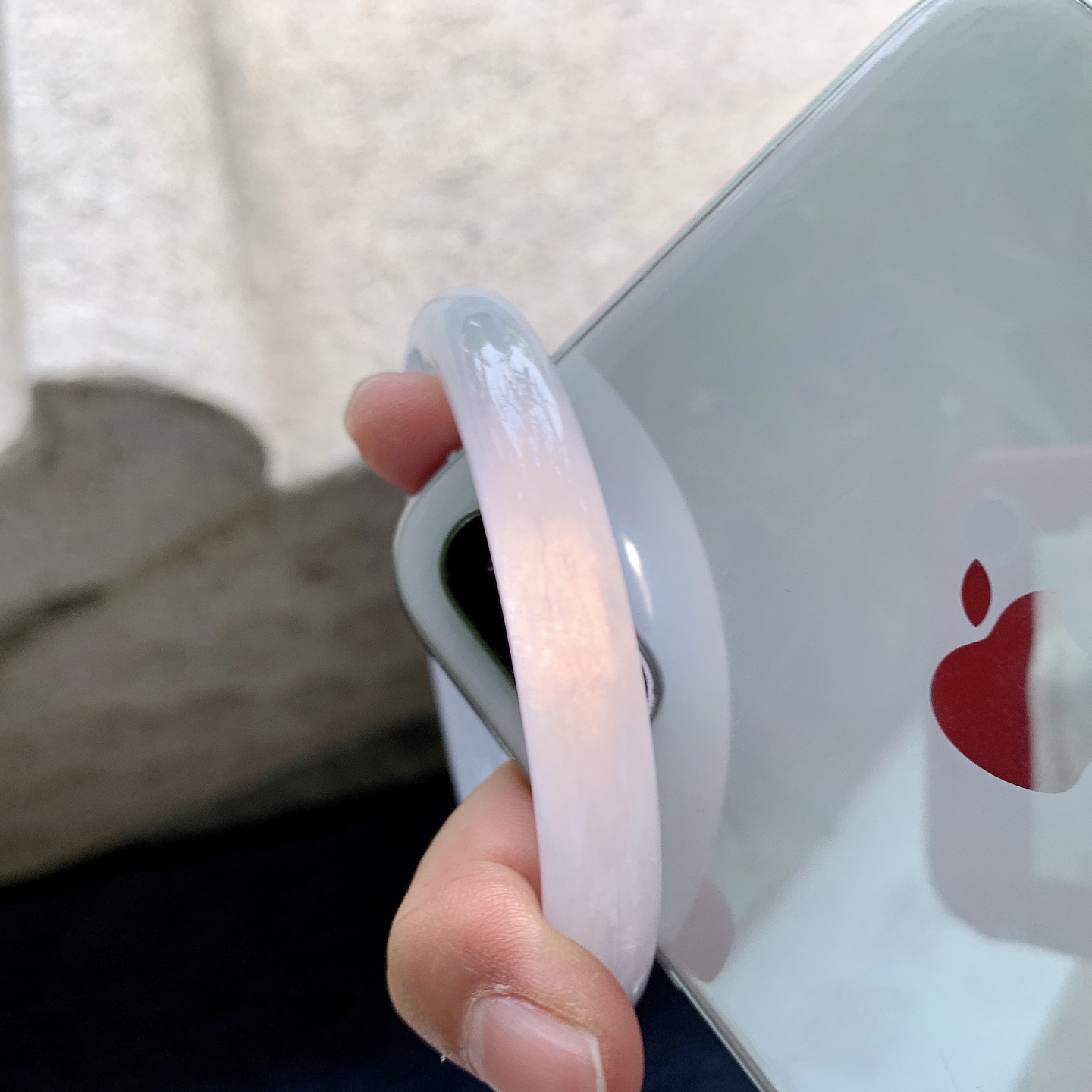正圈52 53，圈口53.5/9/9，编码AD081415，糯冰粉紫，水润，种老，细腻，打灯有棉线