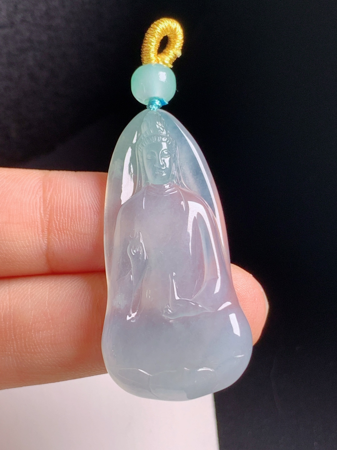 ️ 冰种观音，玉质澄澈，线条流畅，静心纳福