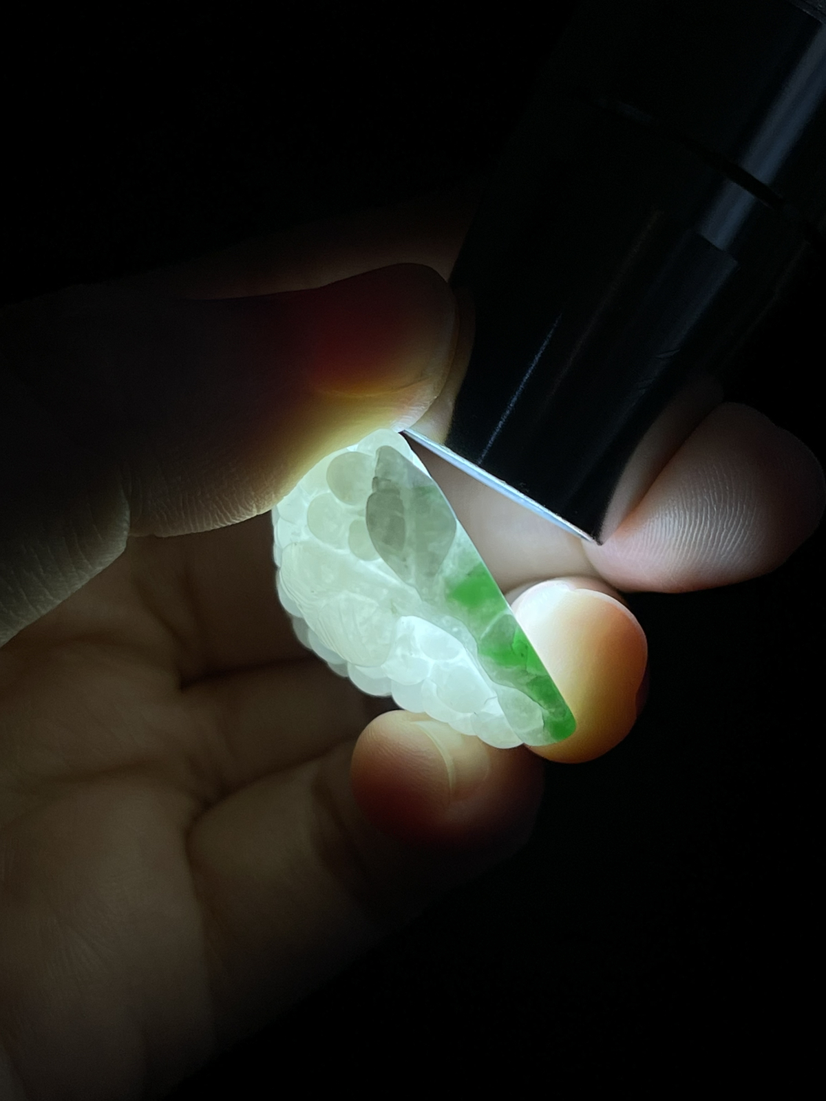 翡翠花件