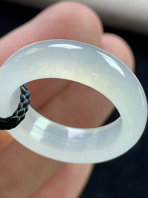 冰种戒指，无裂，内径尺寸16.3-5.7-3.1mm，12号手寸，D13hey
