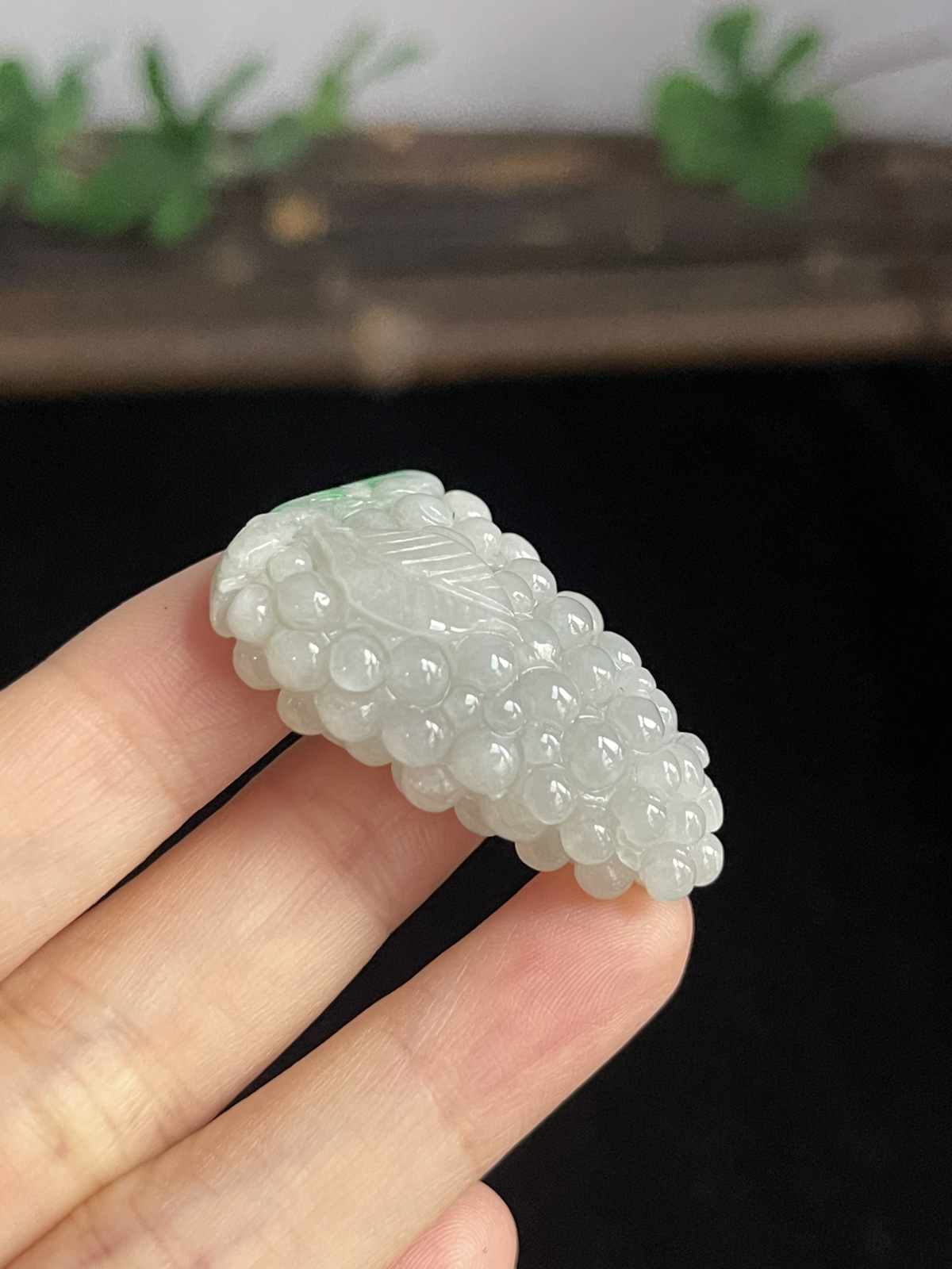 翡翠花件