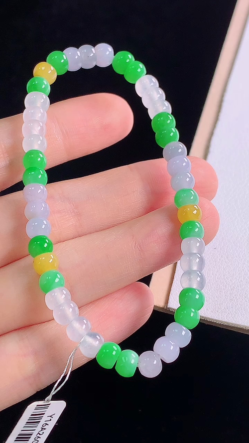 ️多彩手链，尺寸:5.6-3.5mm