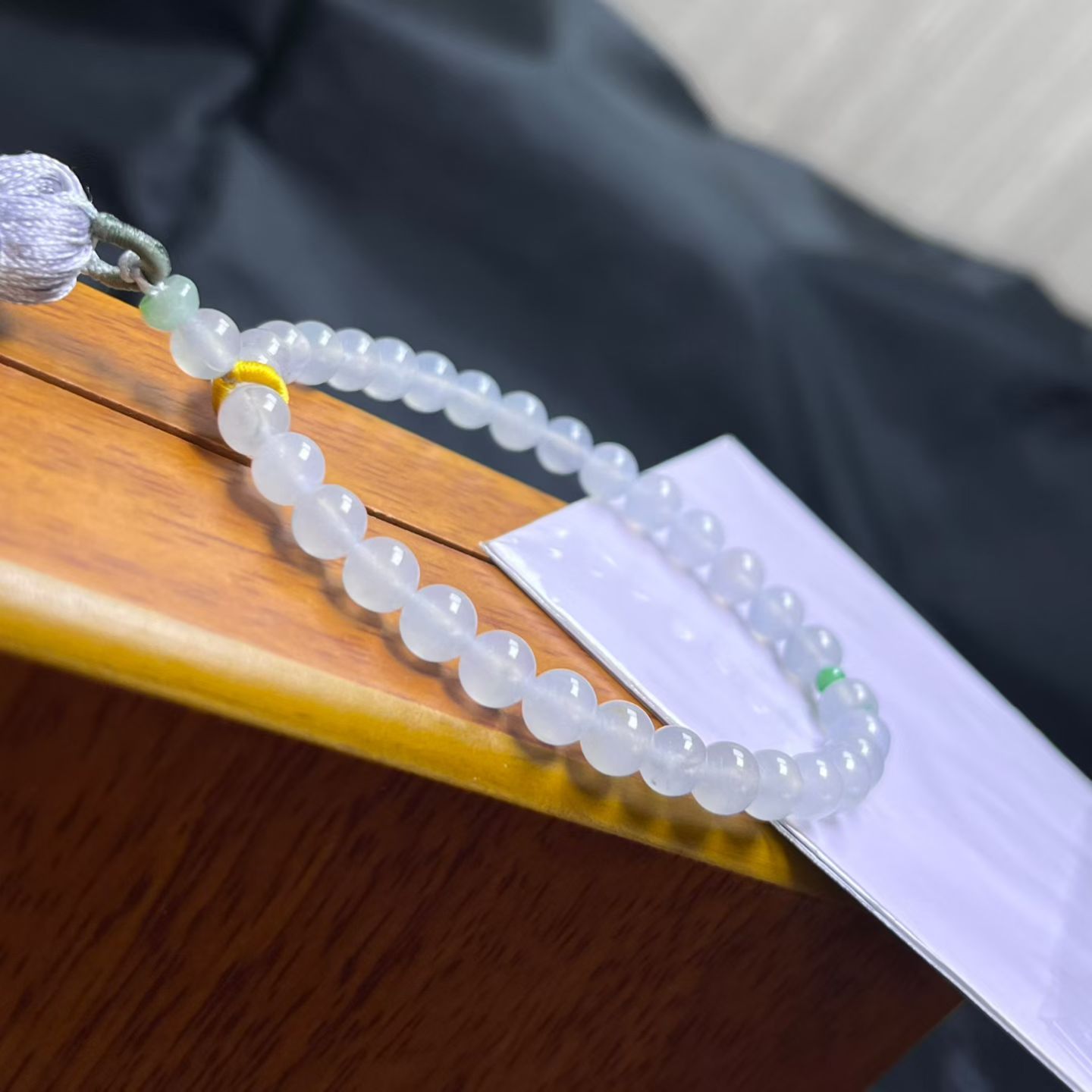 ️ 冰种手串，卡5.7mm-6mm，32颗