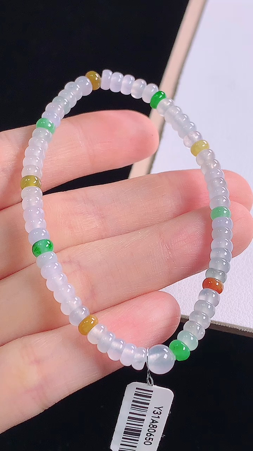 多彩手链，尺寸:4.4-2.6mm 7