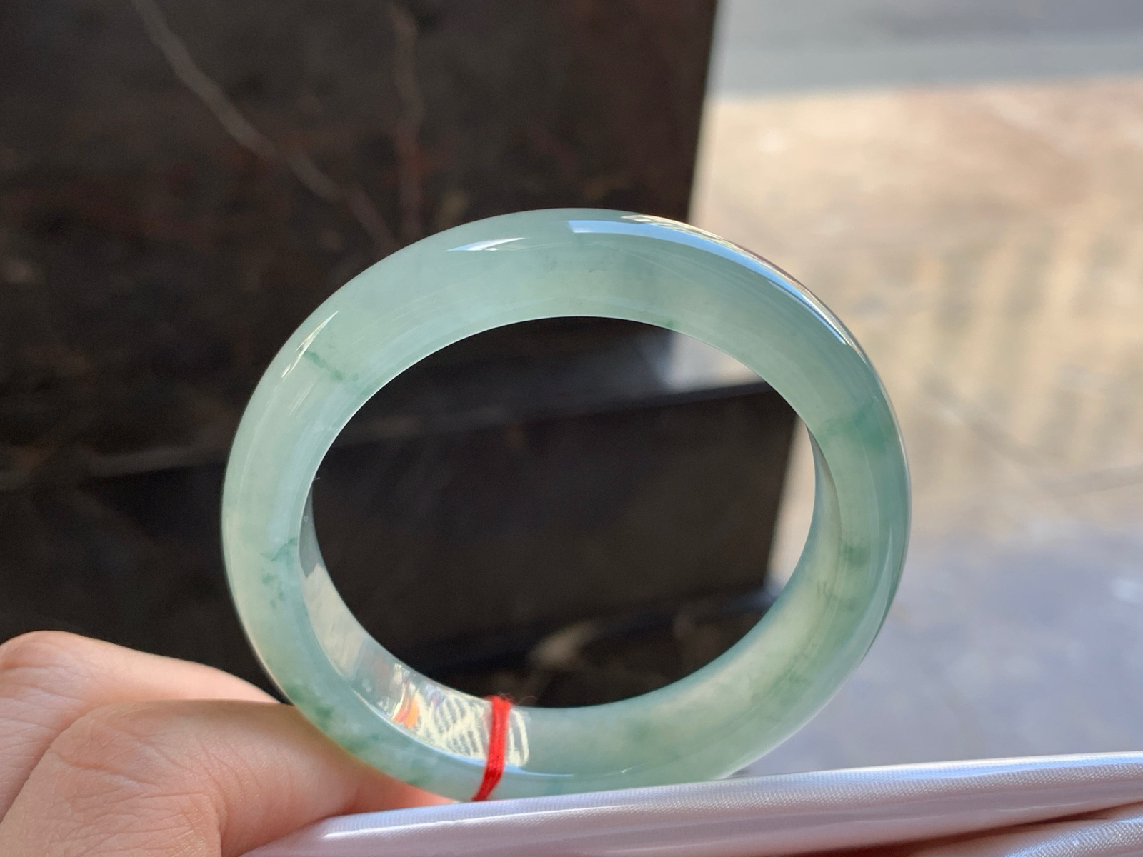 52-12.5-8
冰蓝手镯^_^水润 冰透