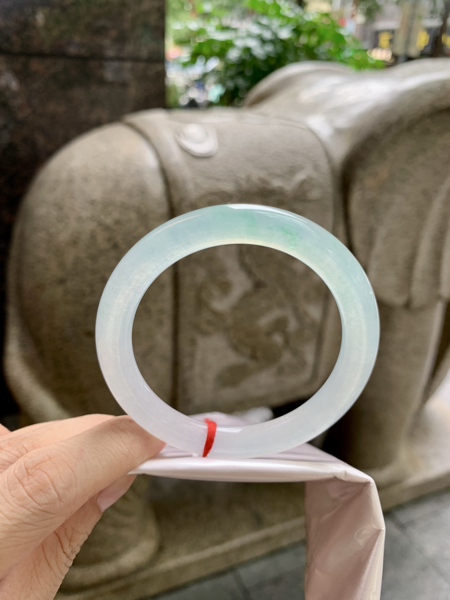 冰飘绿圆条,0814-N1340-1,无裂