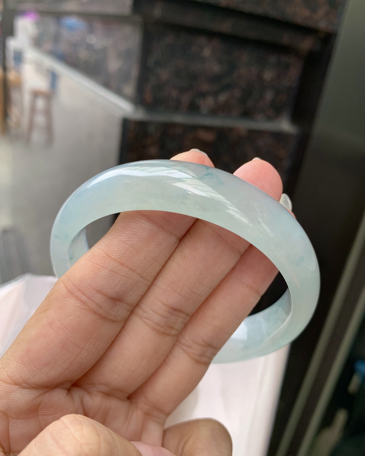 冰飘花宽版正圈,0814-N1245,无裂