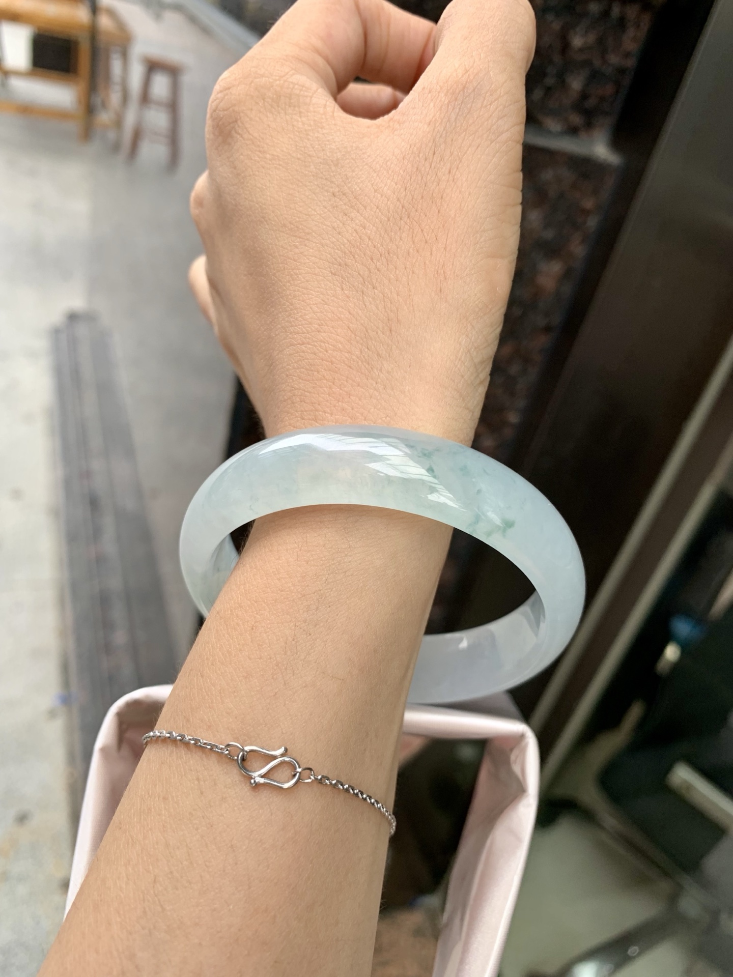 冰飘花宽版正圈,0814-N1245,无裂