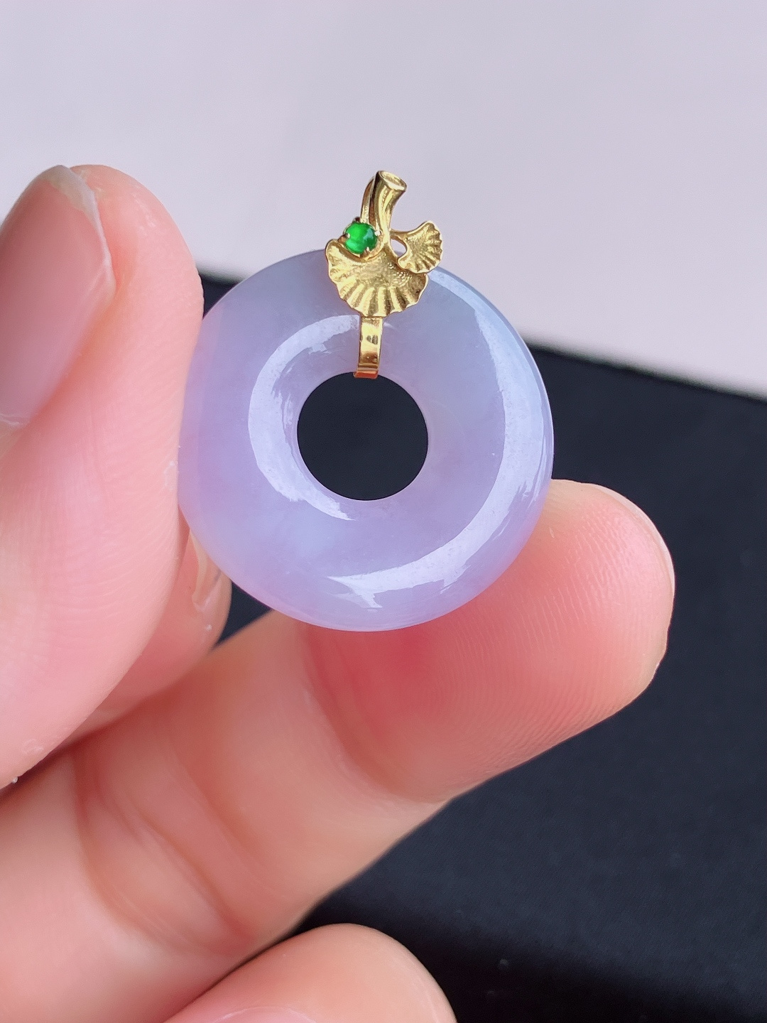 ️粉紫平安环，简约时尚，尺寸24.6/20.8/3.5/自然光实拍