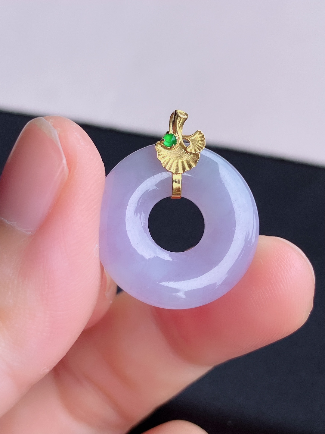 ️粉紫平安环，简约时尚，尺寸24.6/20.8/3.5/自然光实拍
