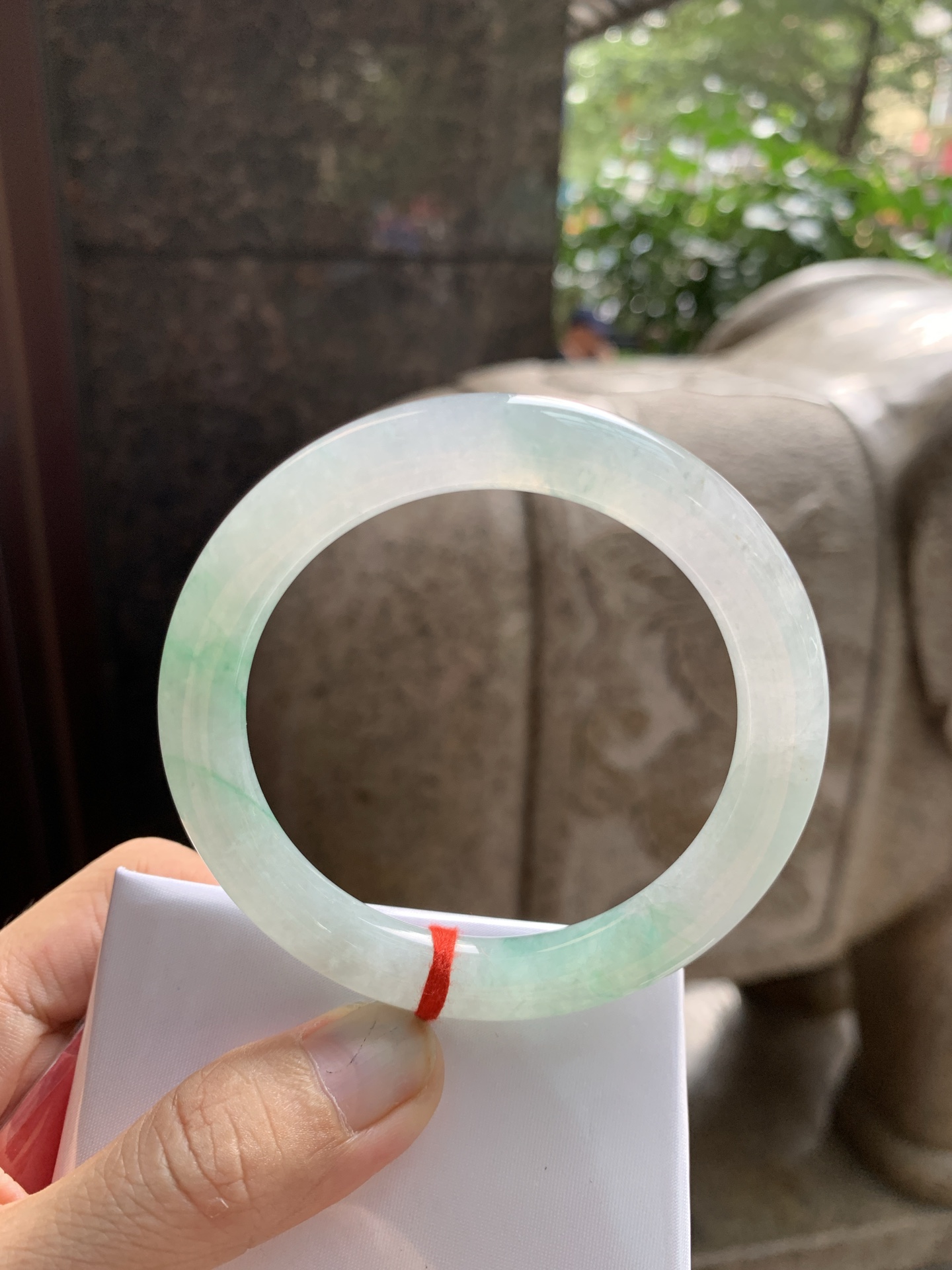 飘绿花圆条 0815-N1349 打灯细纹，断纹，不扣手