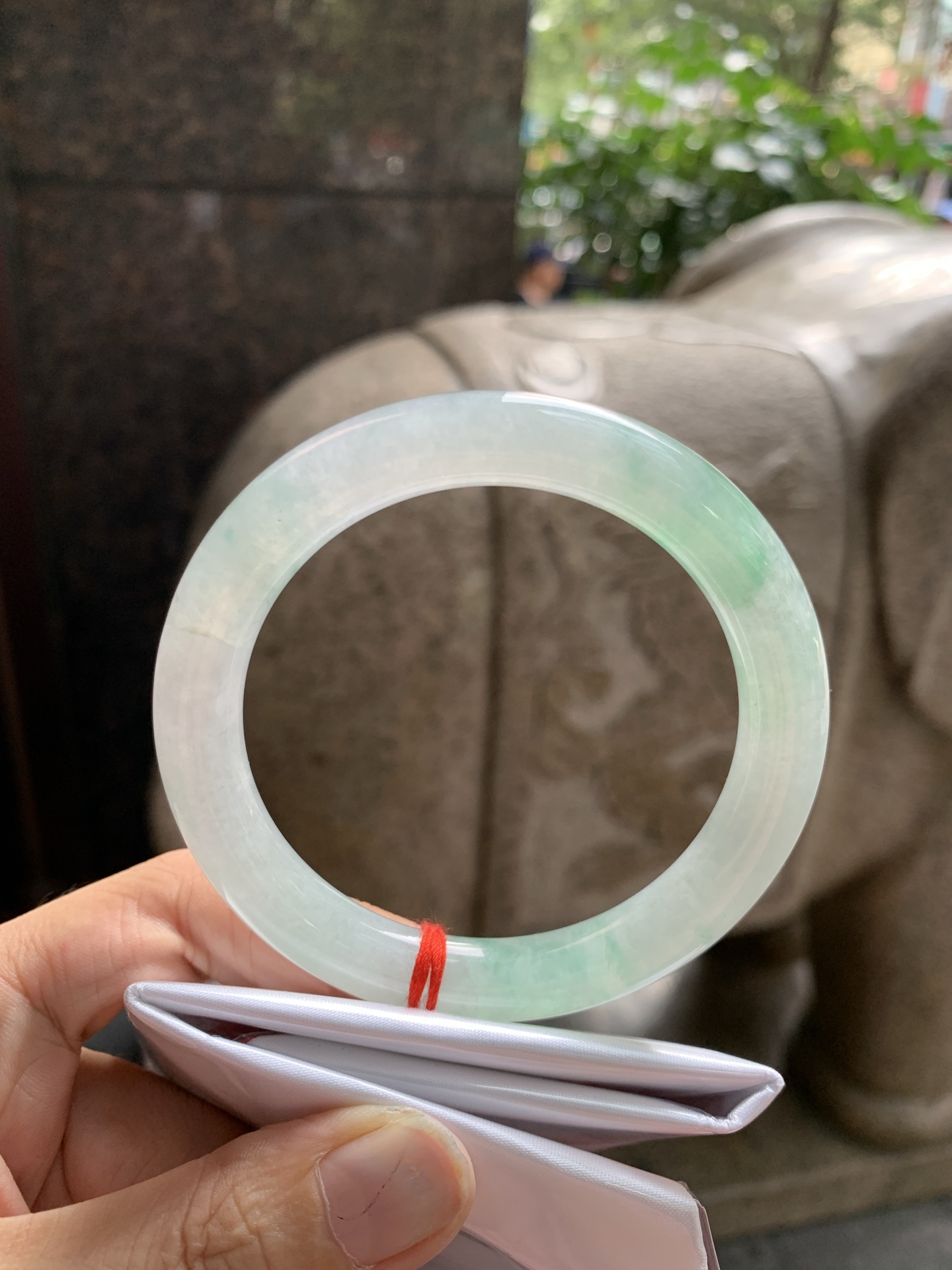 飘绿花圆条 0815-N1349 打灯细纹，断纹，不扣手