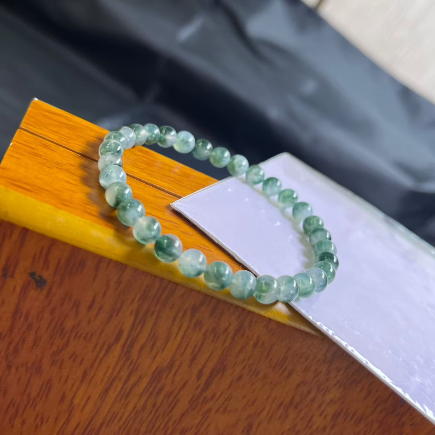 ️ 冰飘花手串，卡5.3mm-5.8mm，32颗