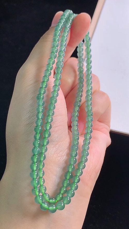 ️冰晴项链，尺寸:4.4-4.4mm(132颗) 11
