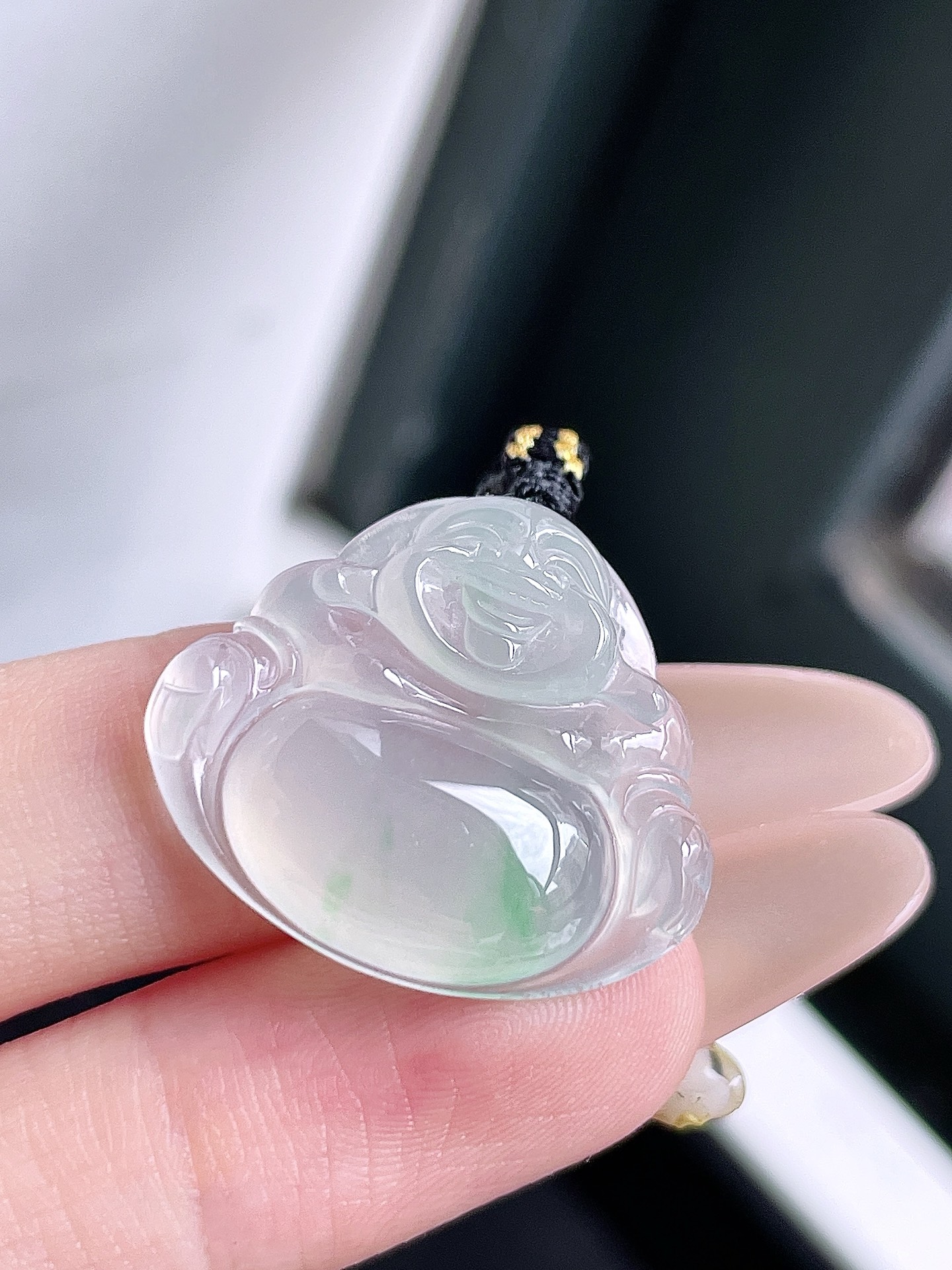 ️ 冰飘绿花佛公,无裂,裸石 22.1/24.8/5.3