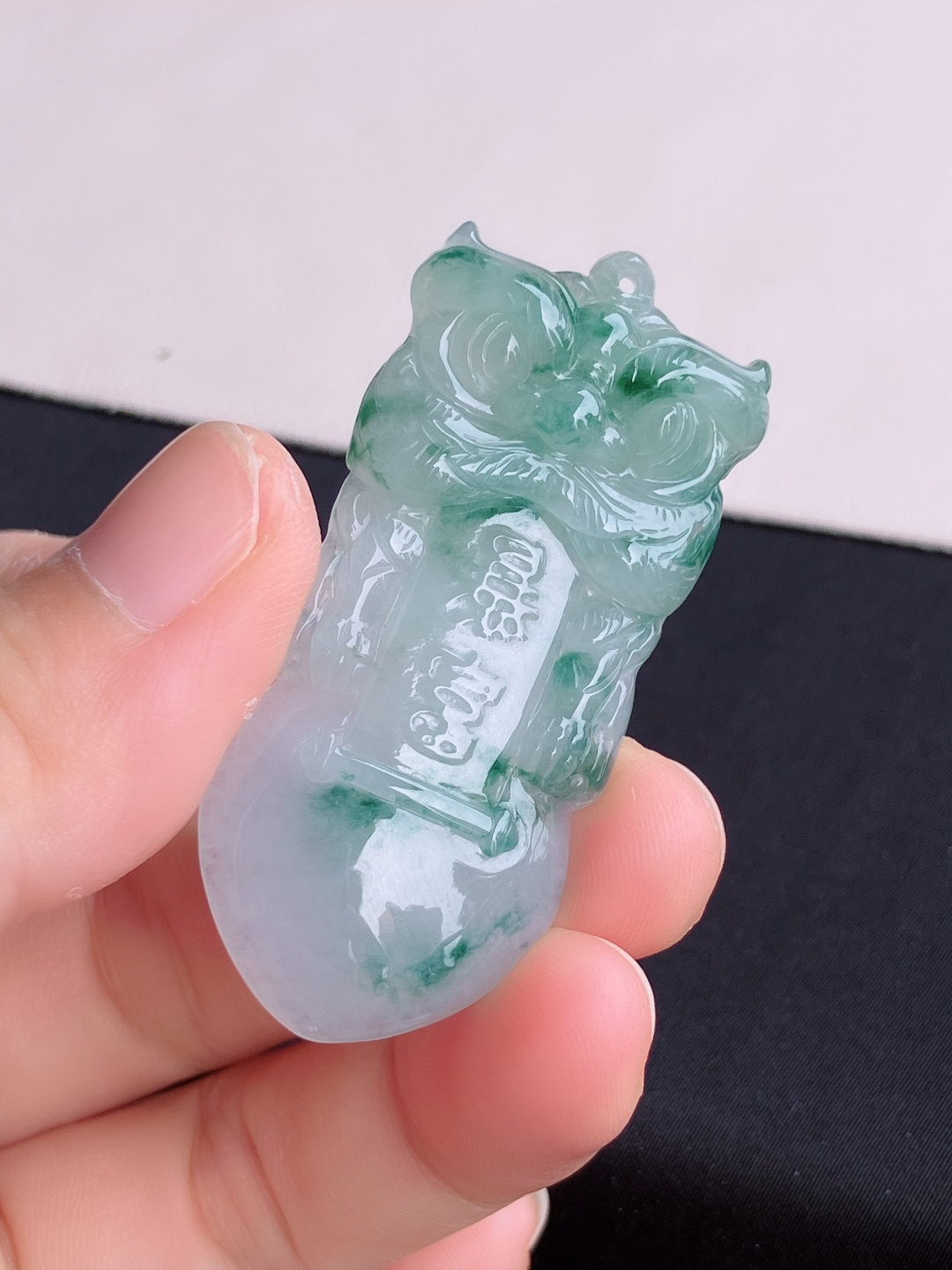 冰飘花猫头鹰，花色清爽，尺寸52.6/24.6/6/自然光实拍