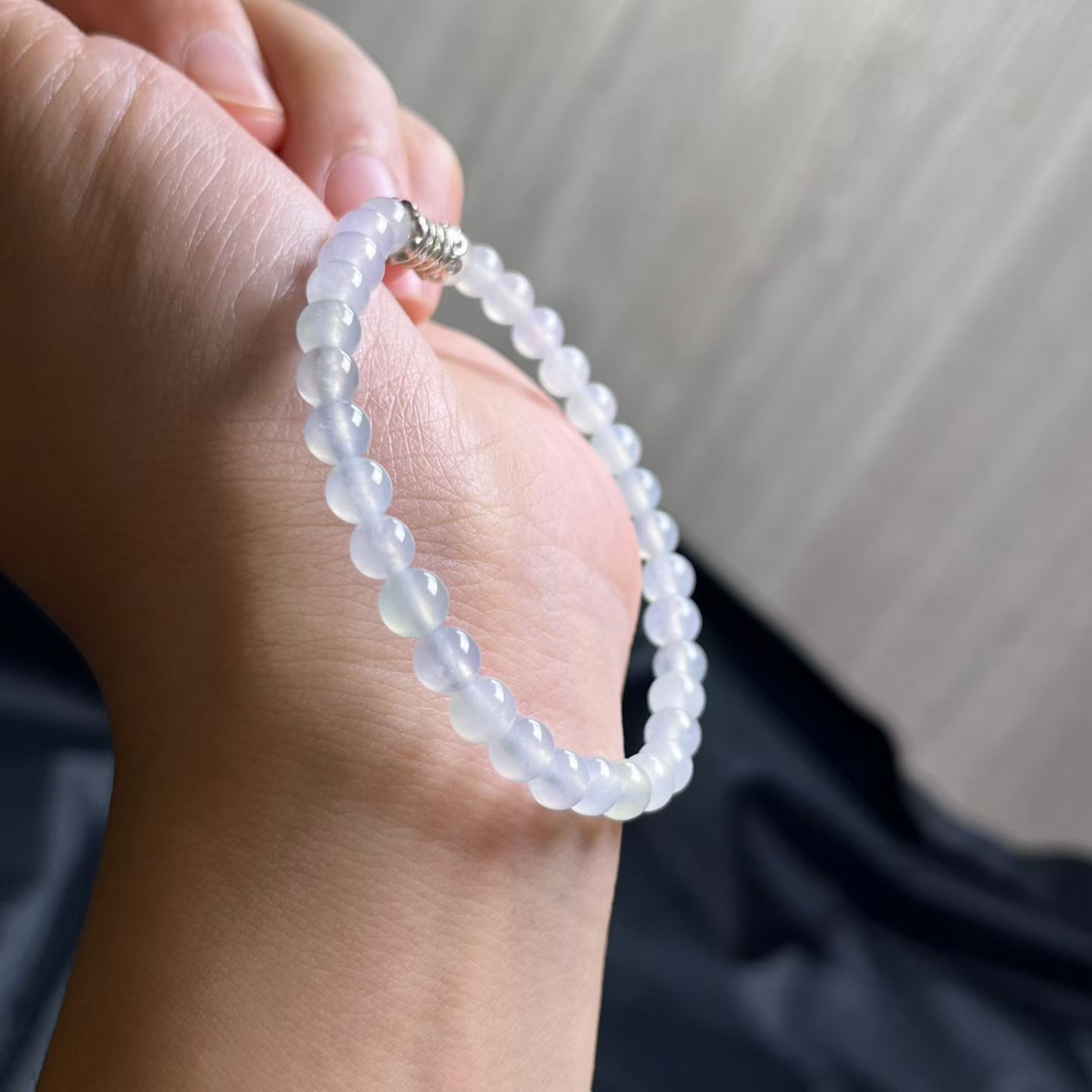 ️ 冰种手链，卡5.3mm-5.8mm，32颗
