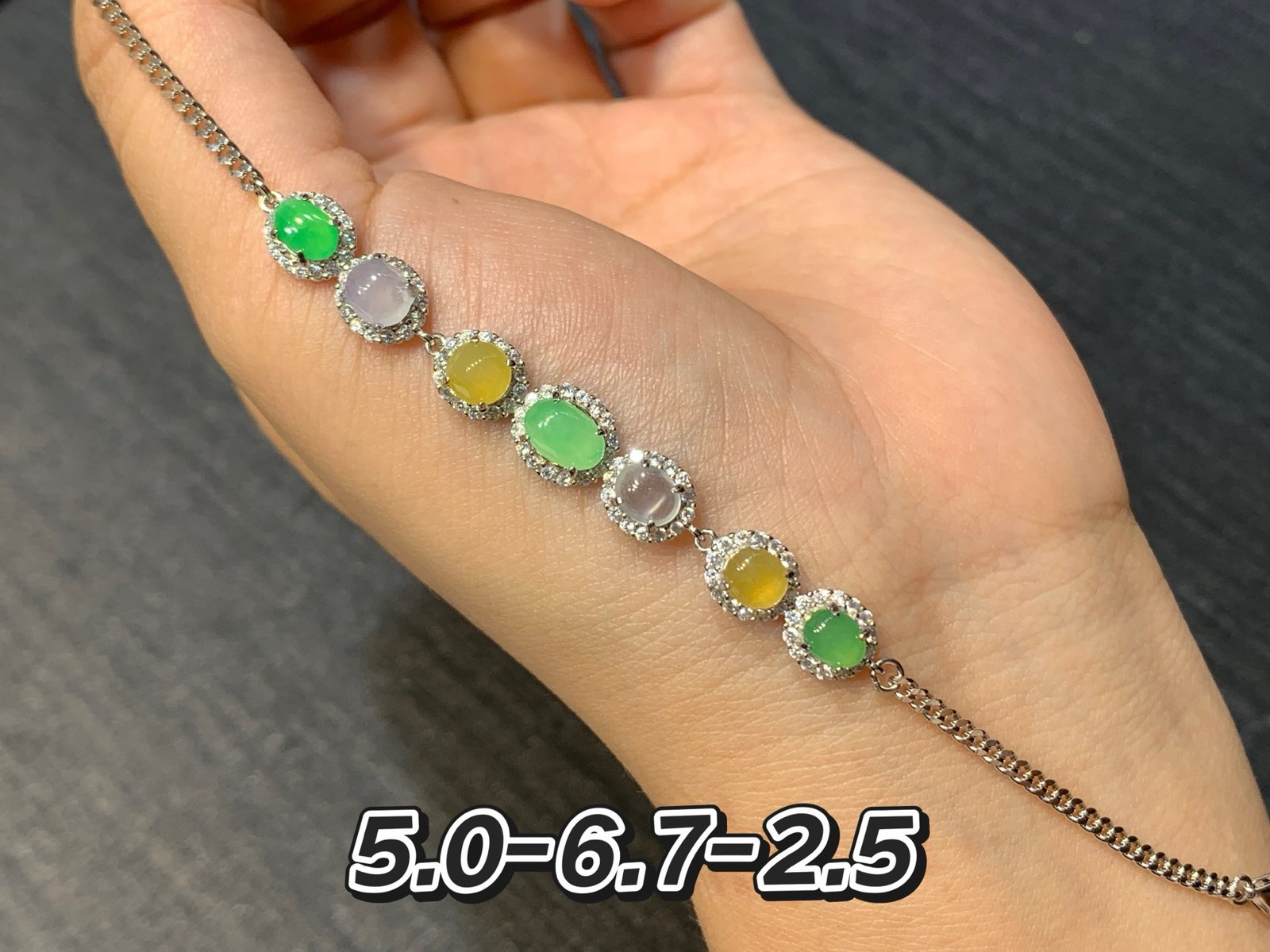 特惠活动，冰多彩手链s925银