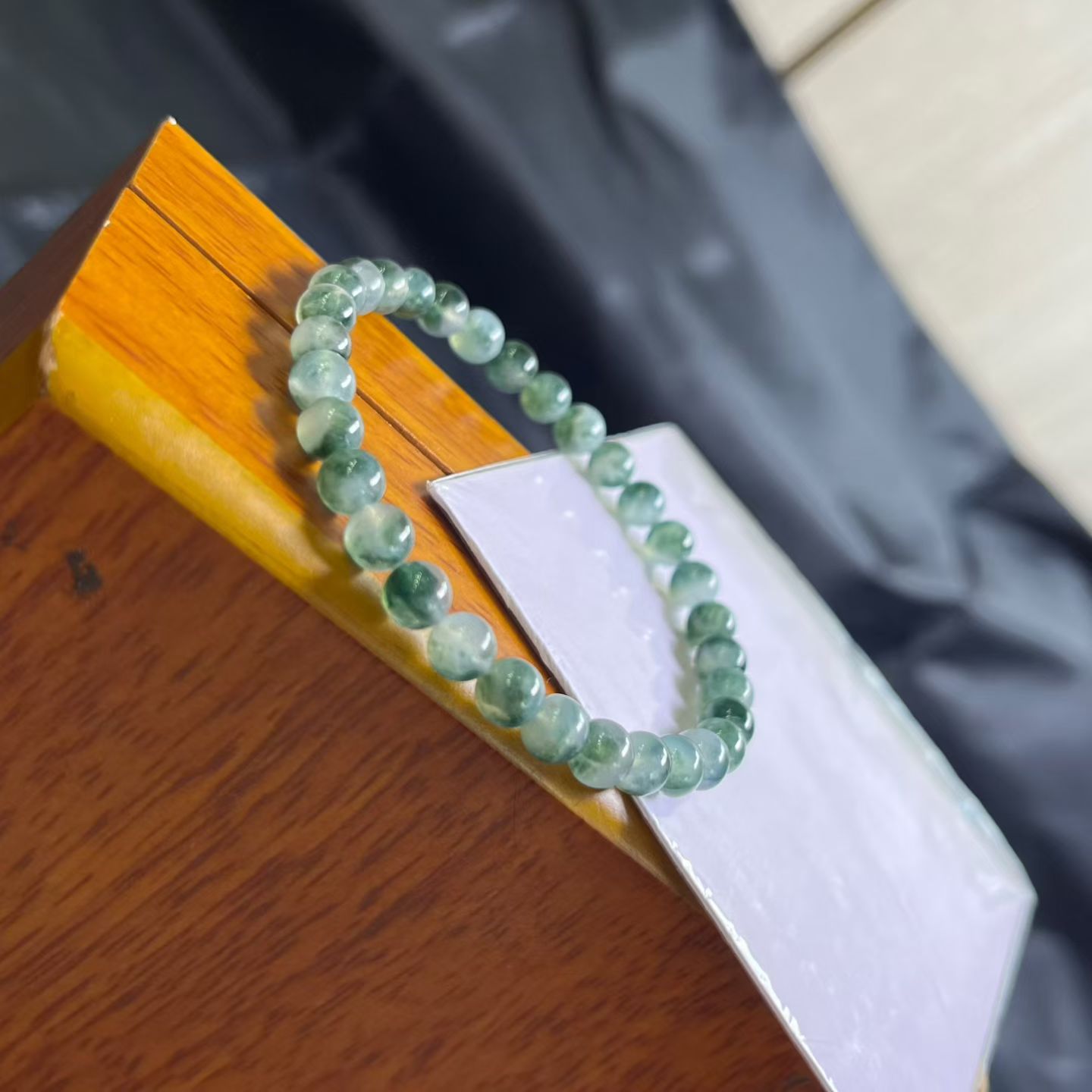 ️ 冰飘花手串，卡5.3mm-5.8mm，32颗