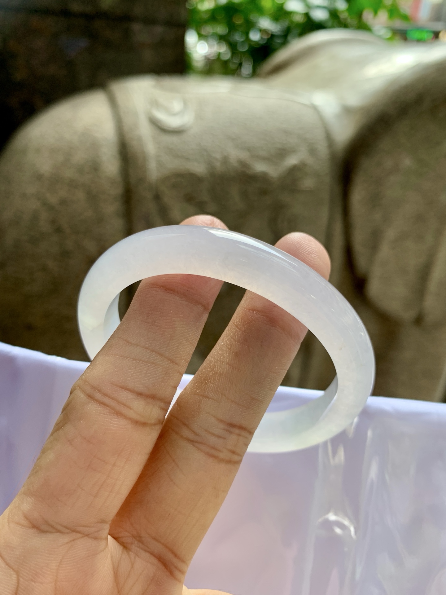 白冰贵妃,打灯细纹