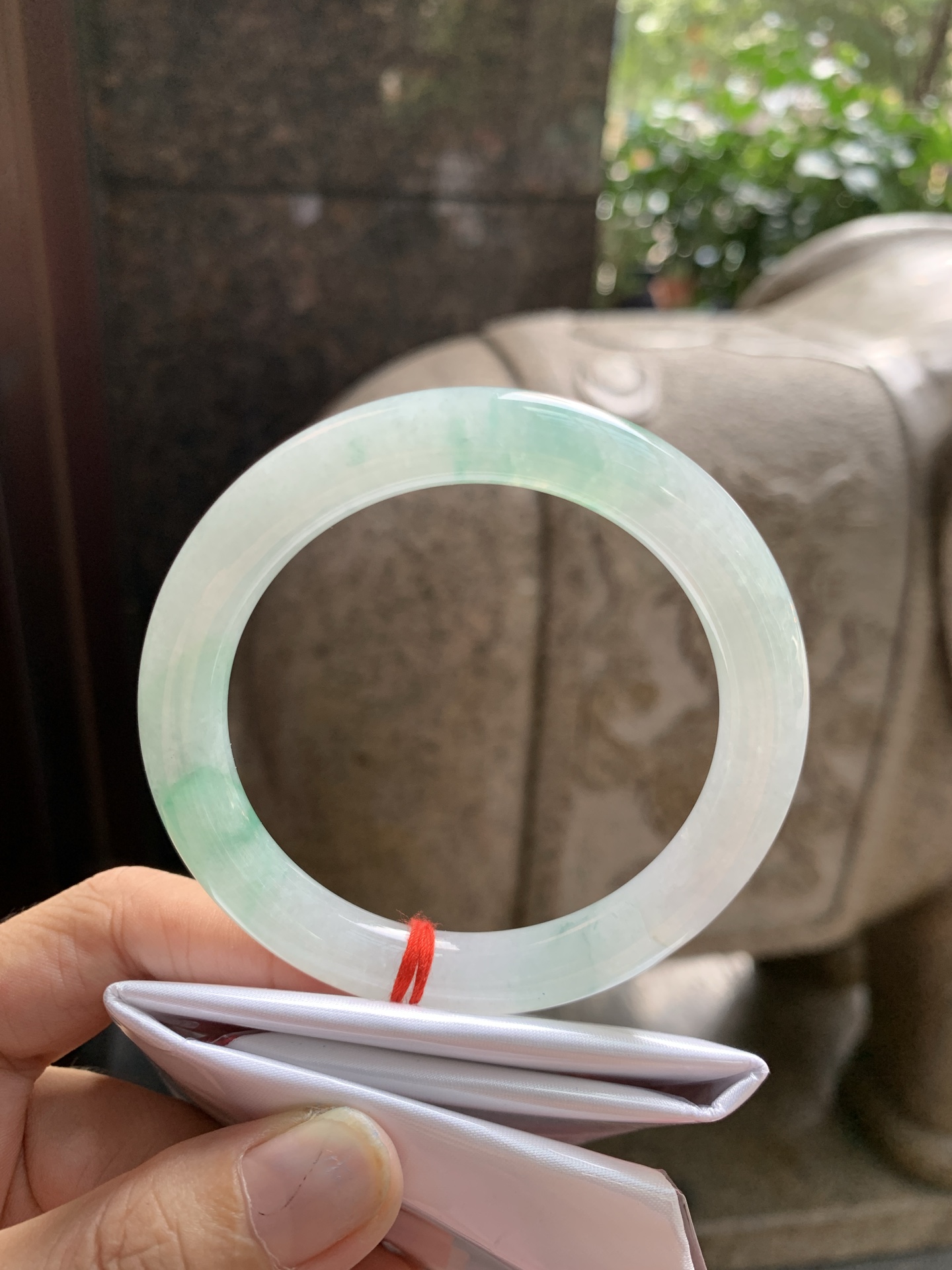 飘绿花圆条 0815-N1349 打灯细纹，断纹，不扣手