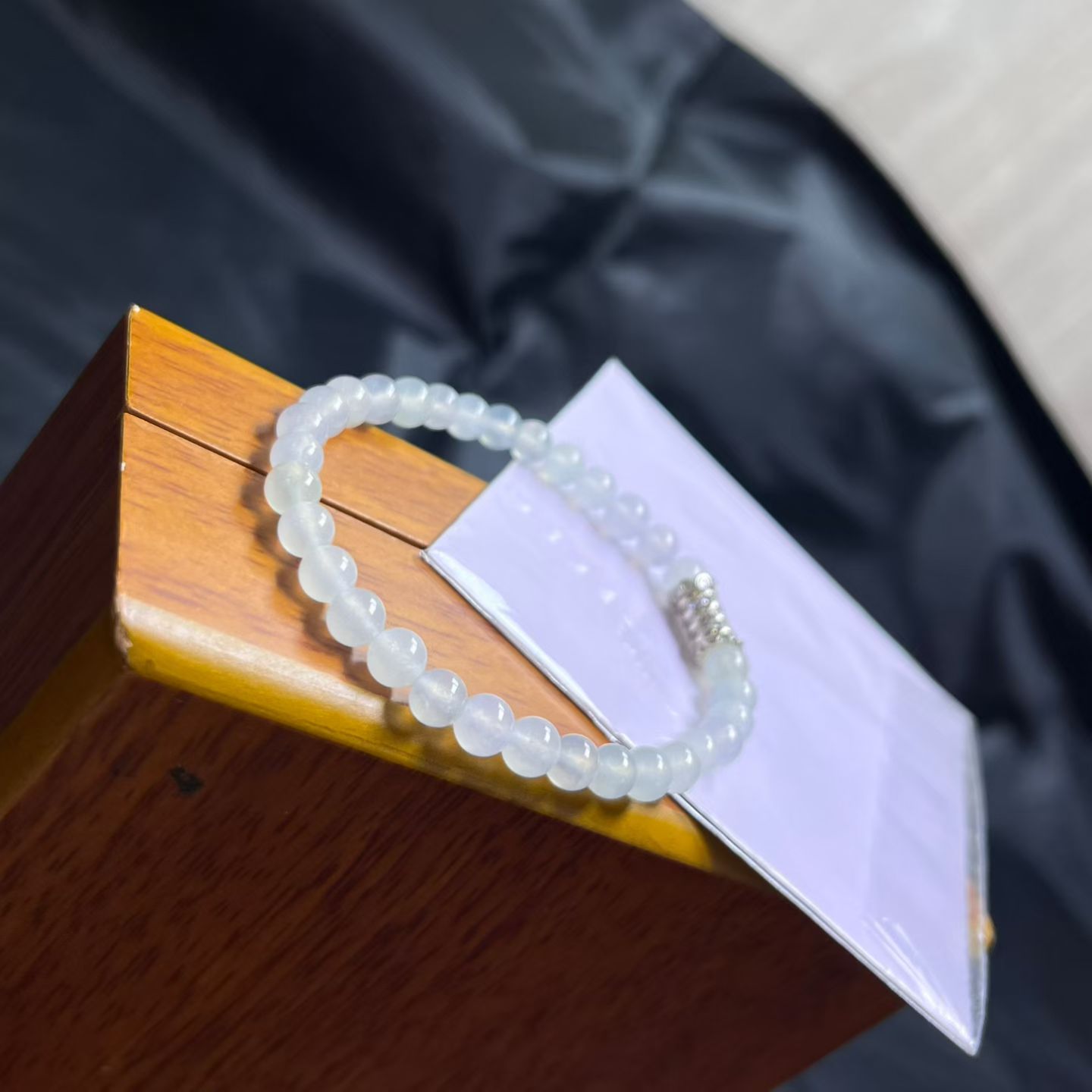 ️ 冰种手链，卡5.3mm-5.8mm，32颗