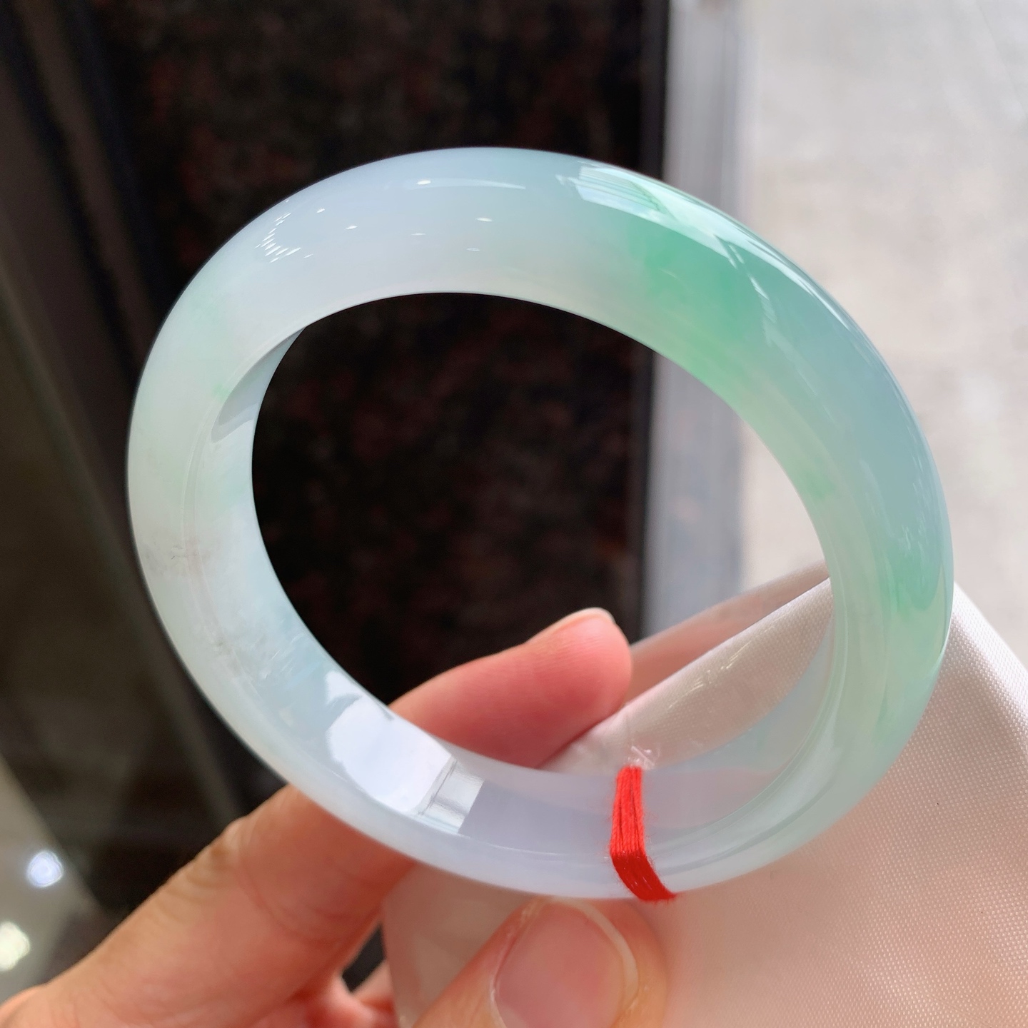 正圈冰飘绿 微微棉 尺寸：55.6/12.5/8.8 清爽