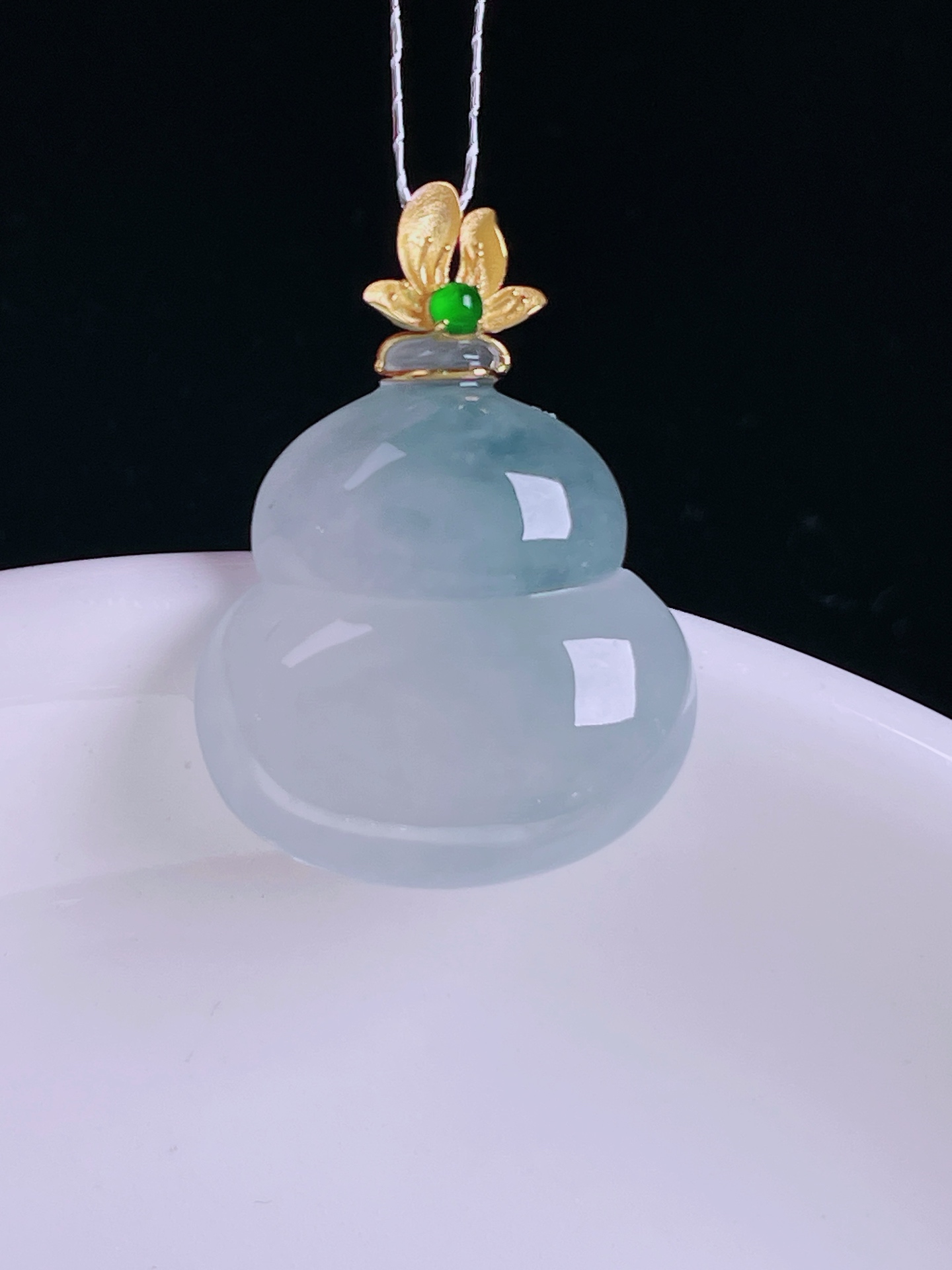 ️冰紫葫芦，老种起光，细底通透，尺寸：26裸石19.8/18.8/6.4mm0816