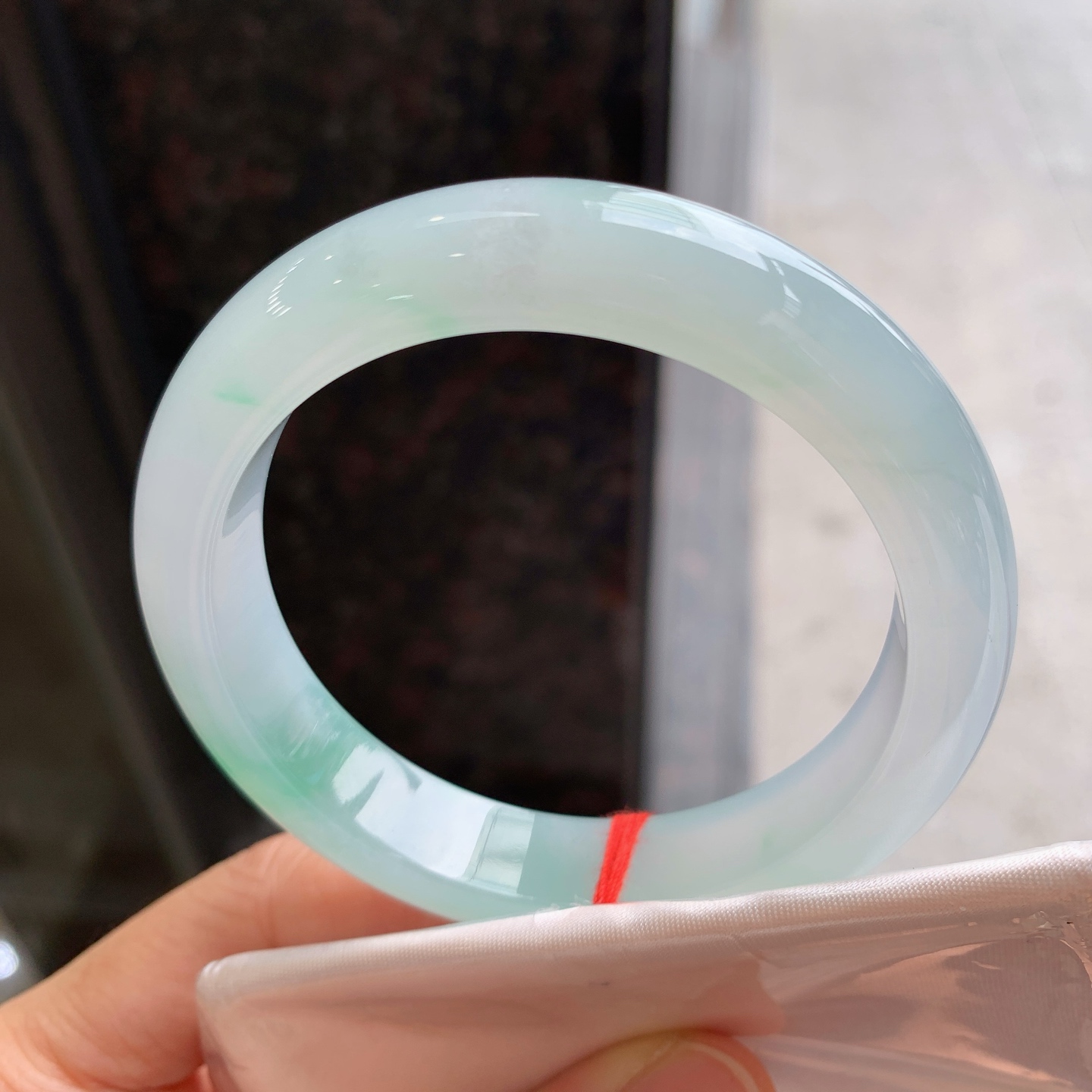 正圈冰飘绿 微微棉 尺寸：55.6/12.5/8.8 清爽