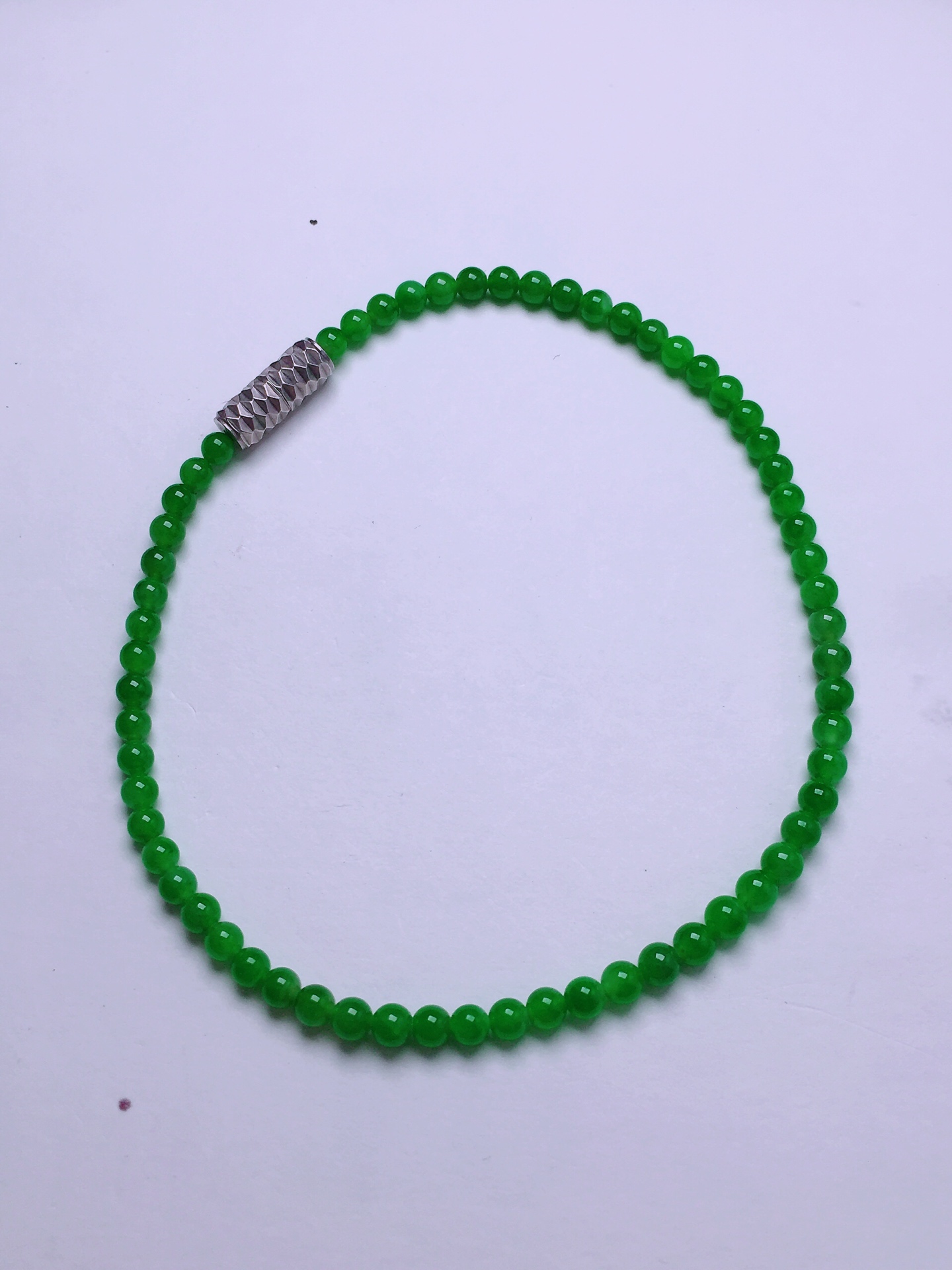 ️高冰绿珠子手串，晶莹剔透，新颖时尚，2.5-3