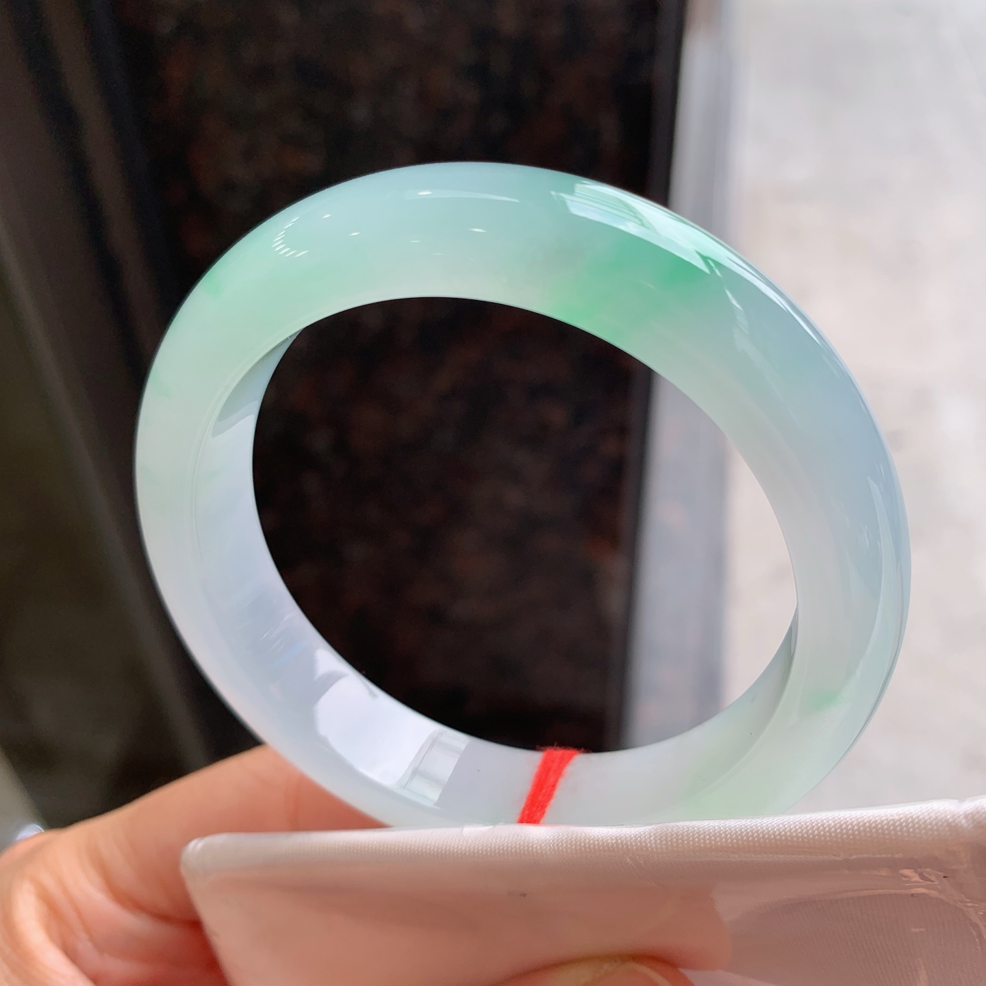 正圈冰飘绿 微微棉 尺寸：55.6/12.5/8.8 清爽