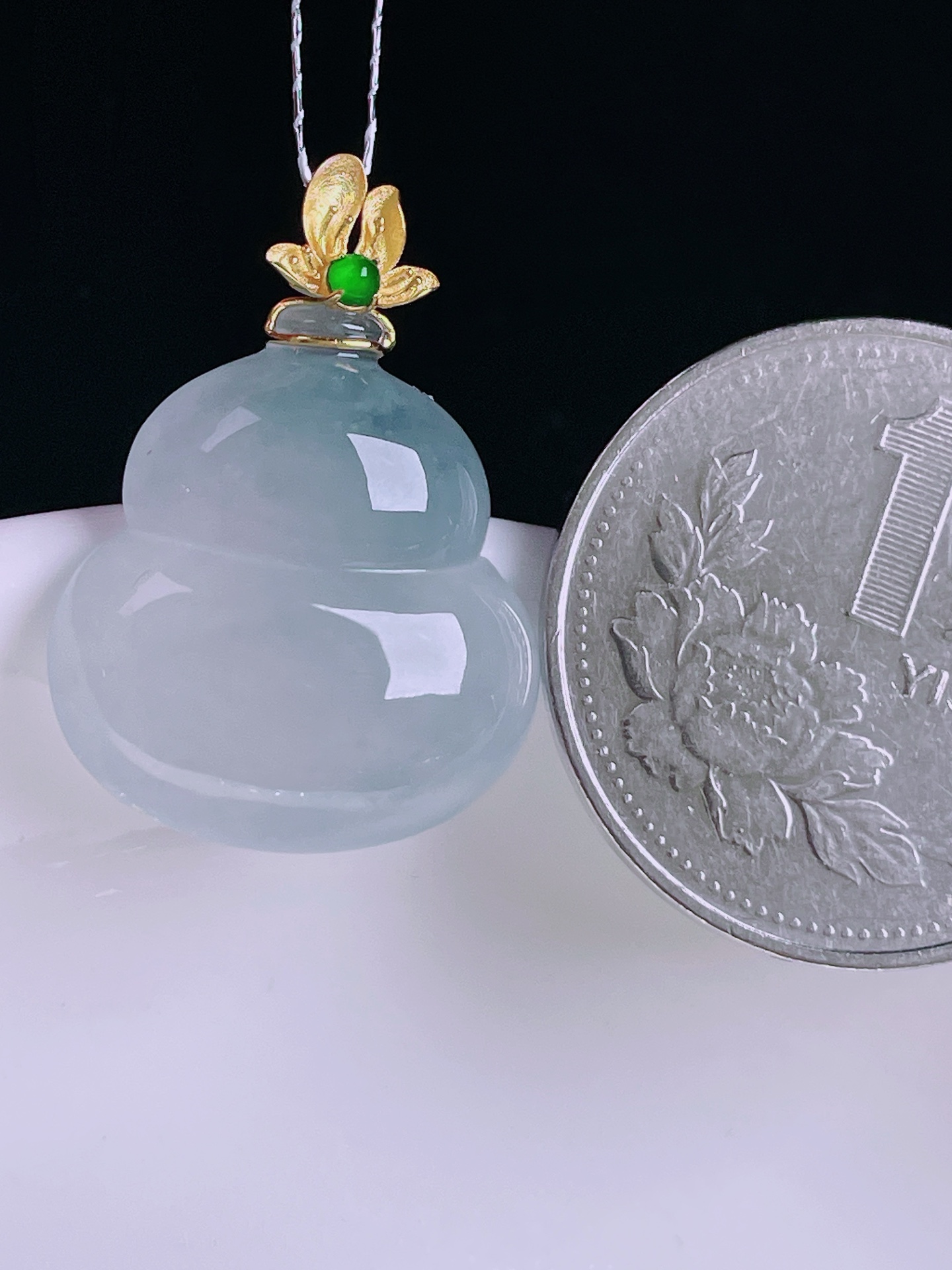 ️冰紫葫芦，老种起光，细底通透，尺寸：26裸石19.8/18.8/6.4mm0816