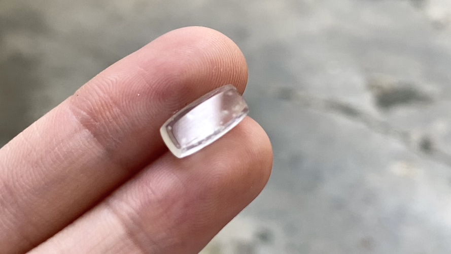 ️ 玻璃种雪花棉马鞍,完整