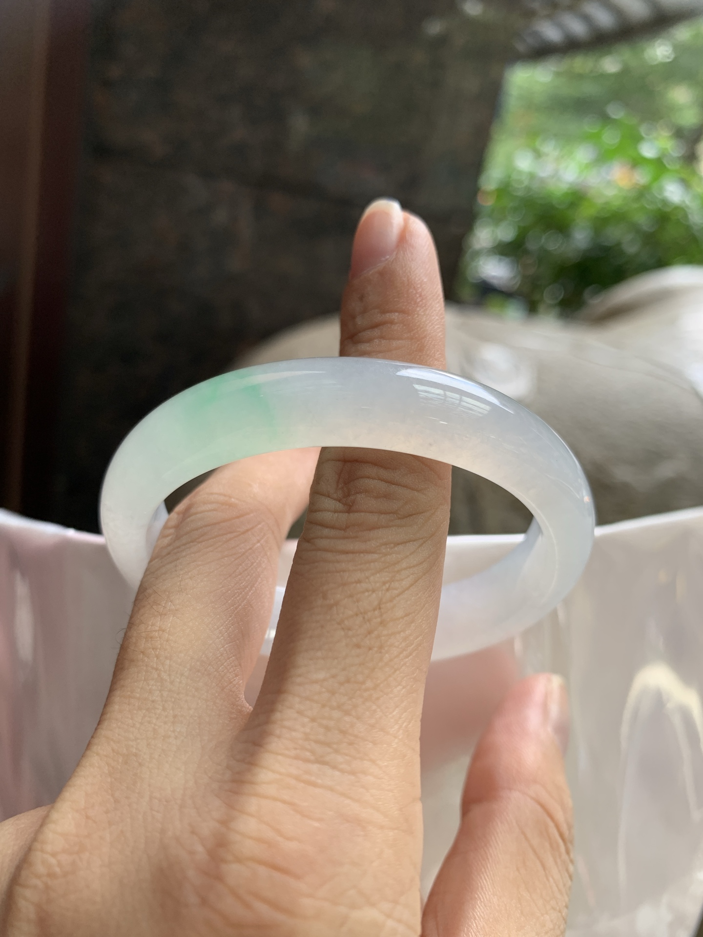 冰飘绿贵妃,打灯细纹