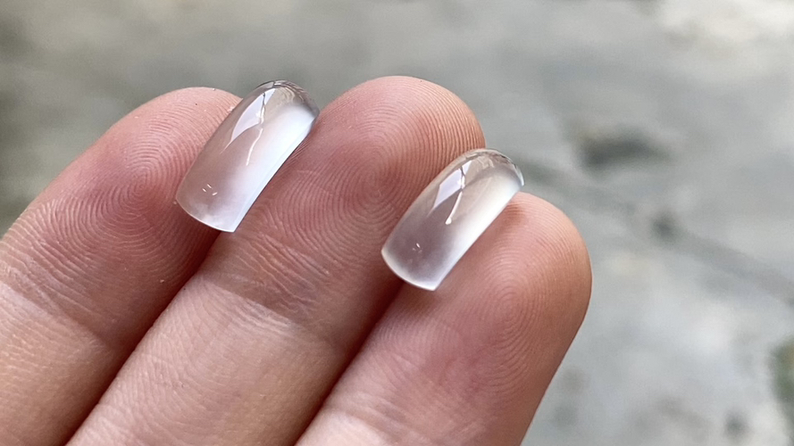 ️ 玻璃钢马鞍一对 13.2*4.8*4 完整