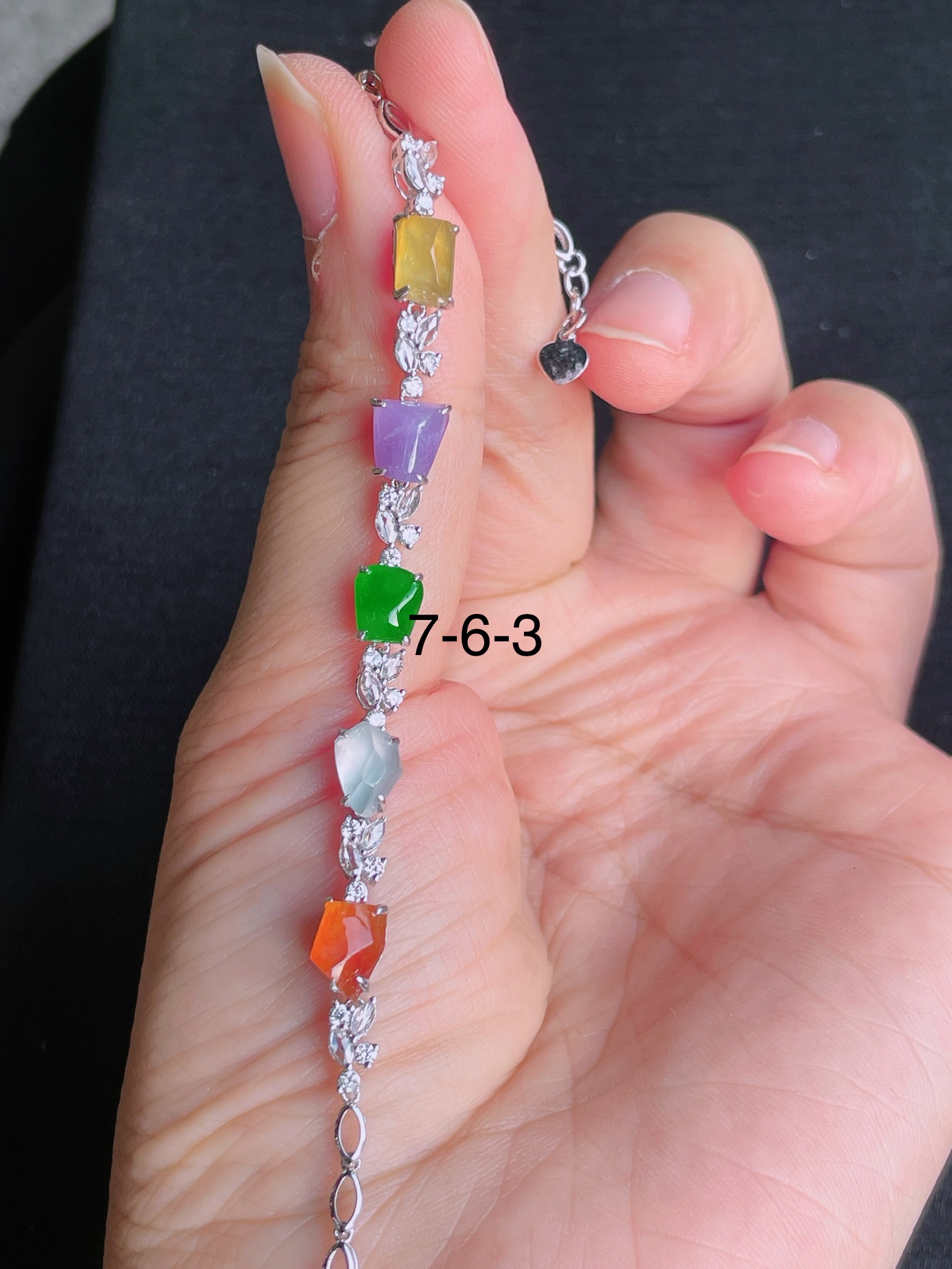 ️高冰多宝手链，晶莹剔透，新颖时尚，7-6-3