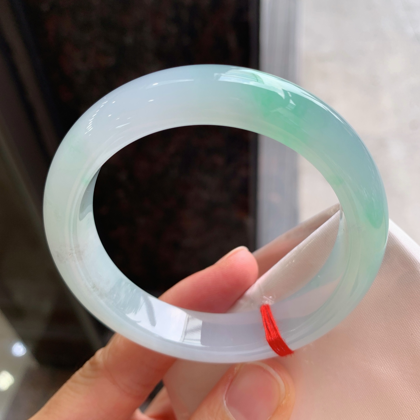 正圈冰飘绿 微微棉 尺寸：55.6/12.5/8.8 清爽