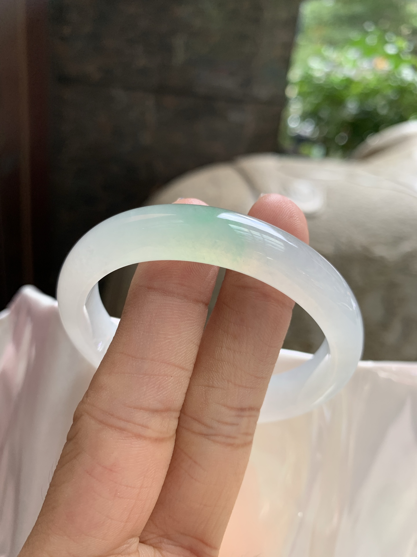 冰飘绿贵妃,打灯细纹