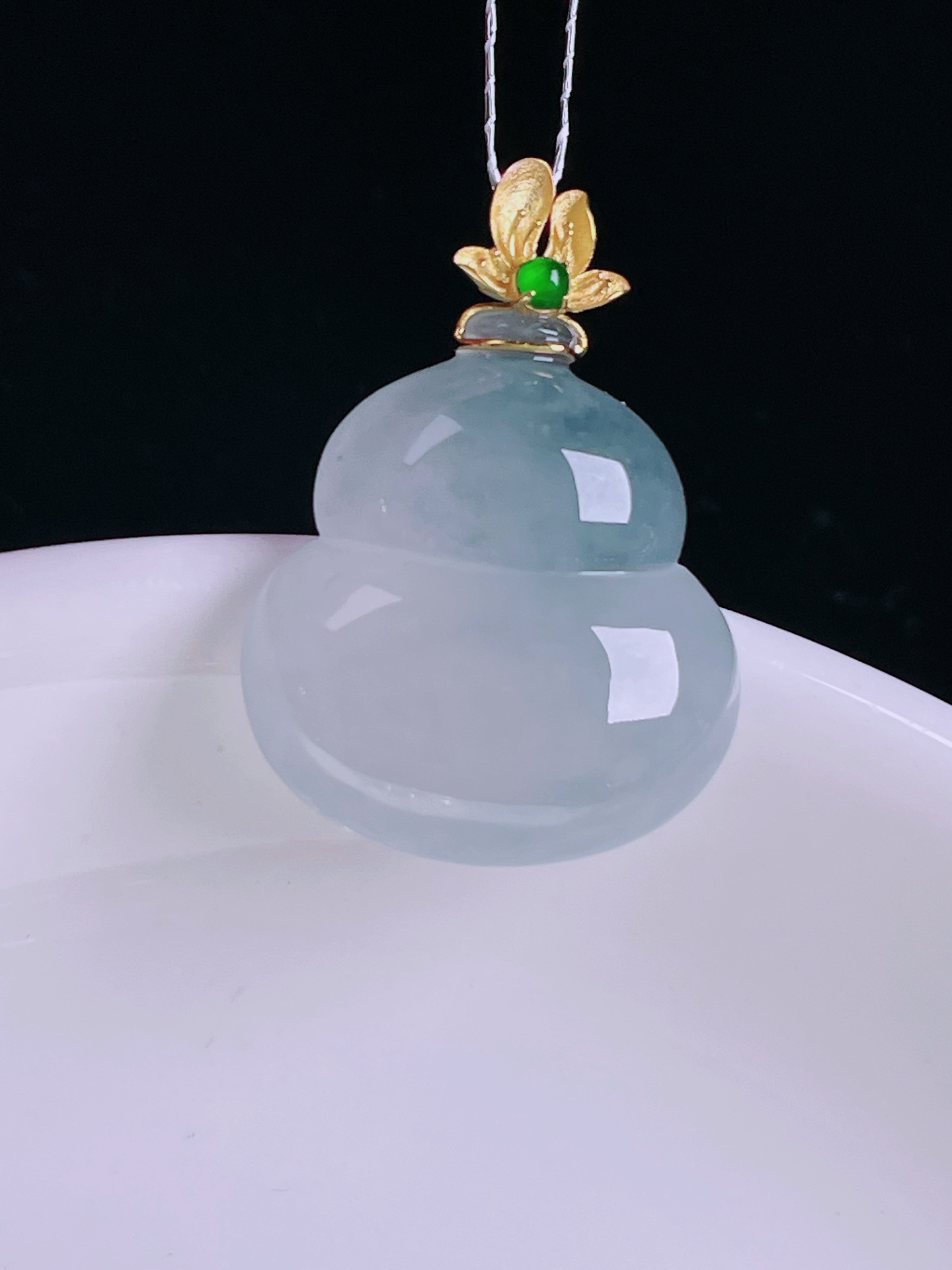 ️冰紫葫芦，老种起光，细底通透，尺寸：26裸石19.8/18.8/6.4mm0816